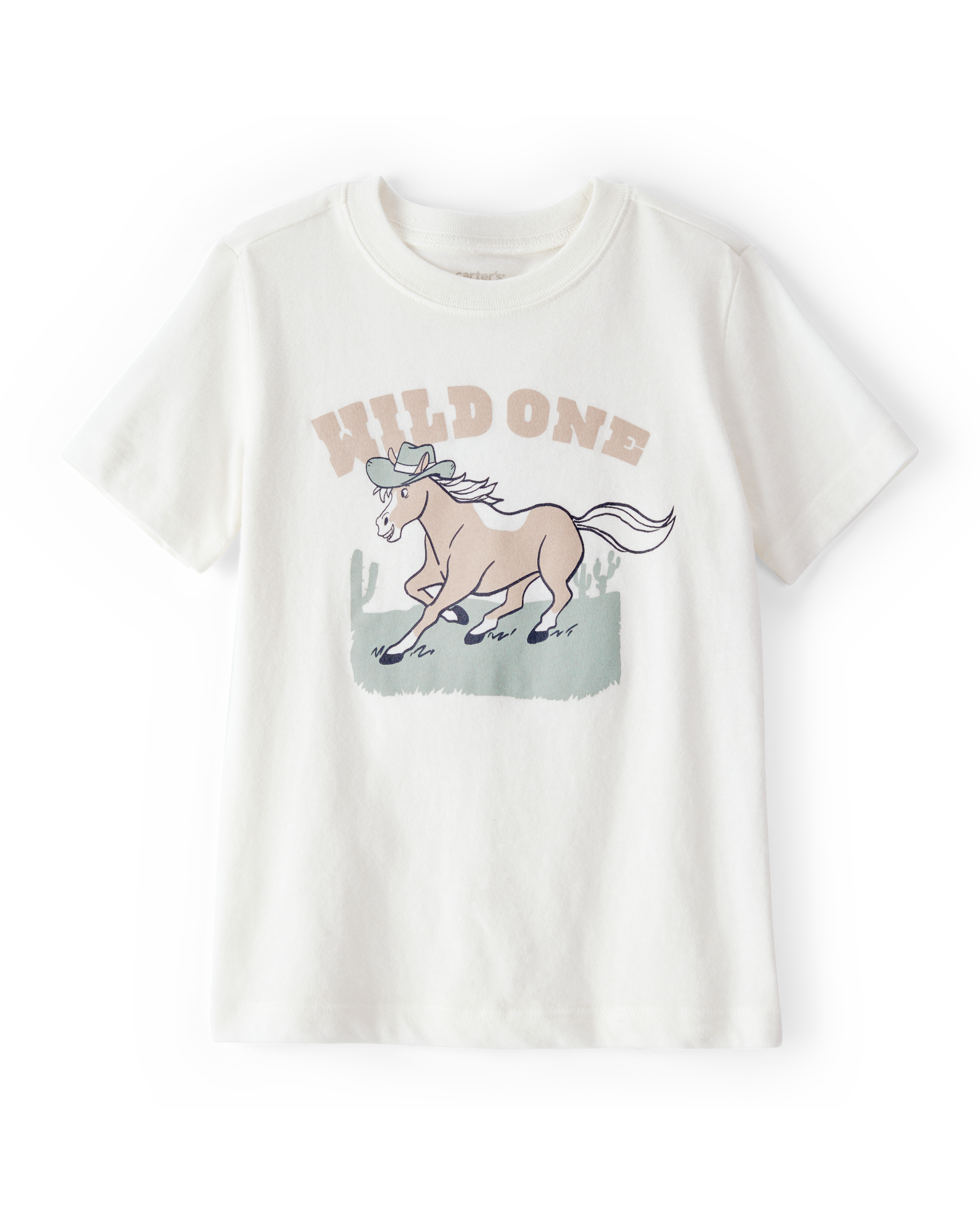 Toddler Wild One Short-Sleeve Graphic Tee - White
