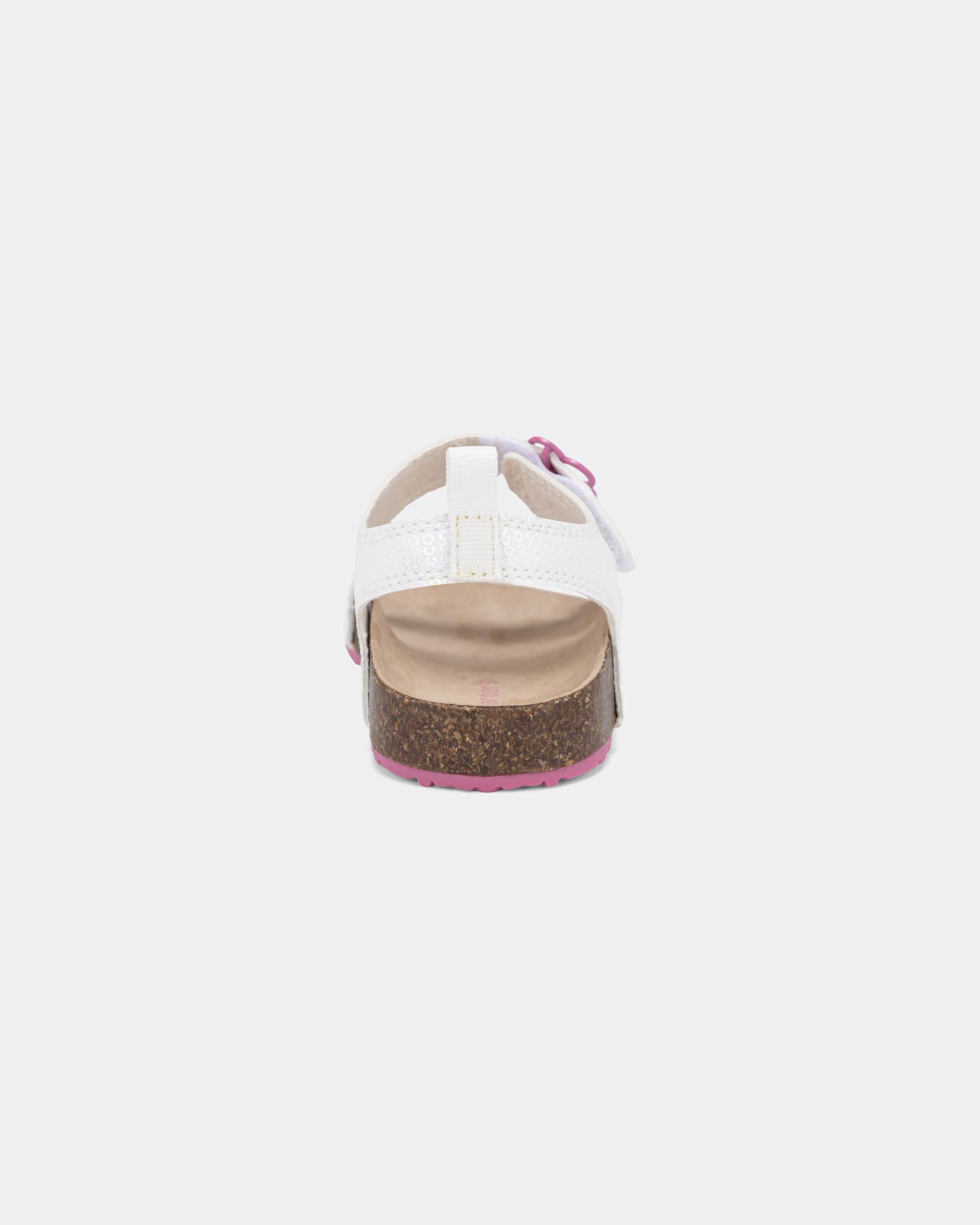 Toddler Girl Flower Sandals - White