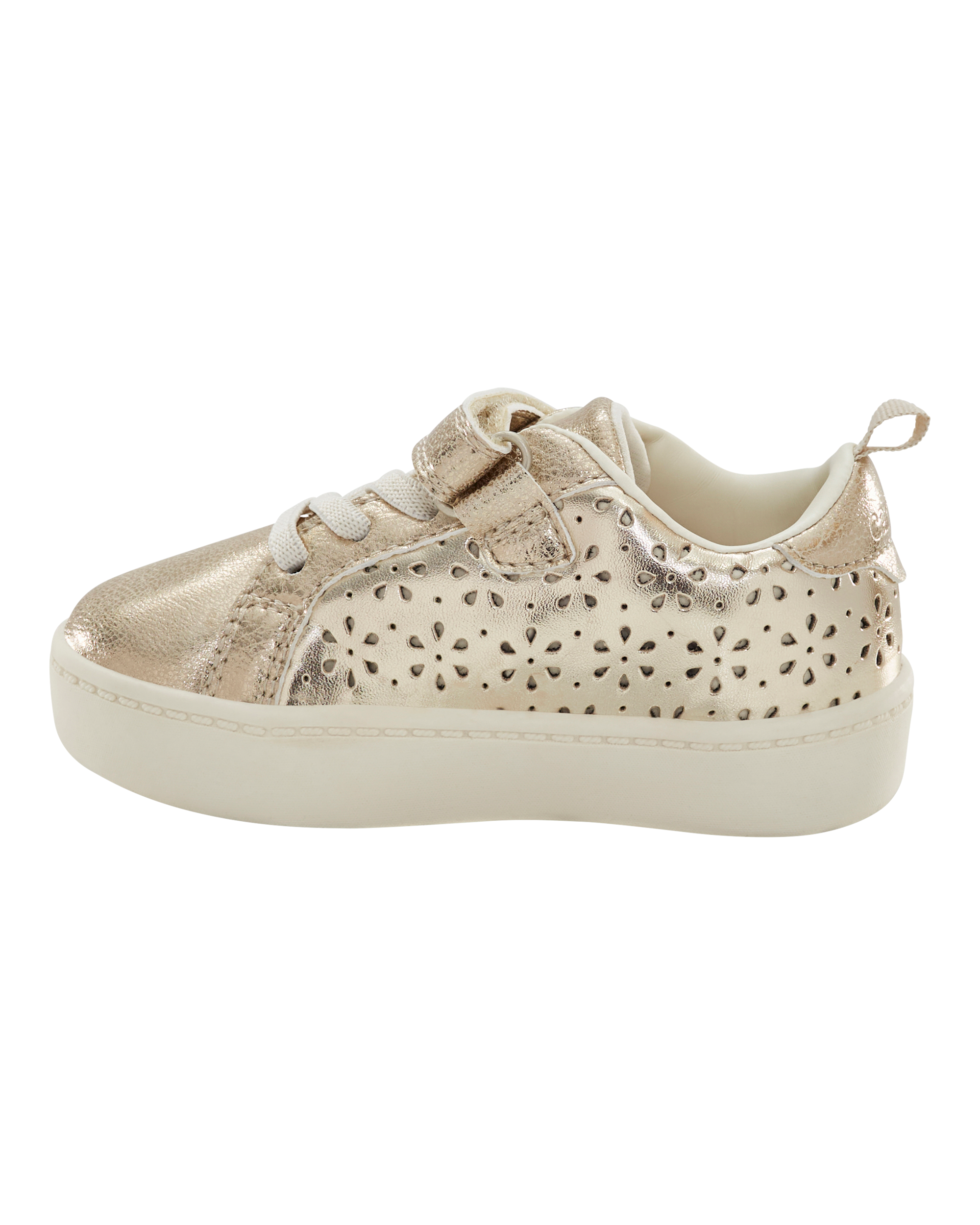 Toddler High-Top Glitter Sneakers - Gold