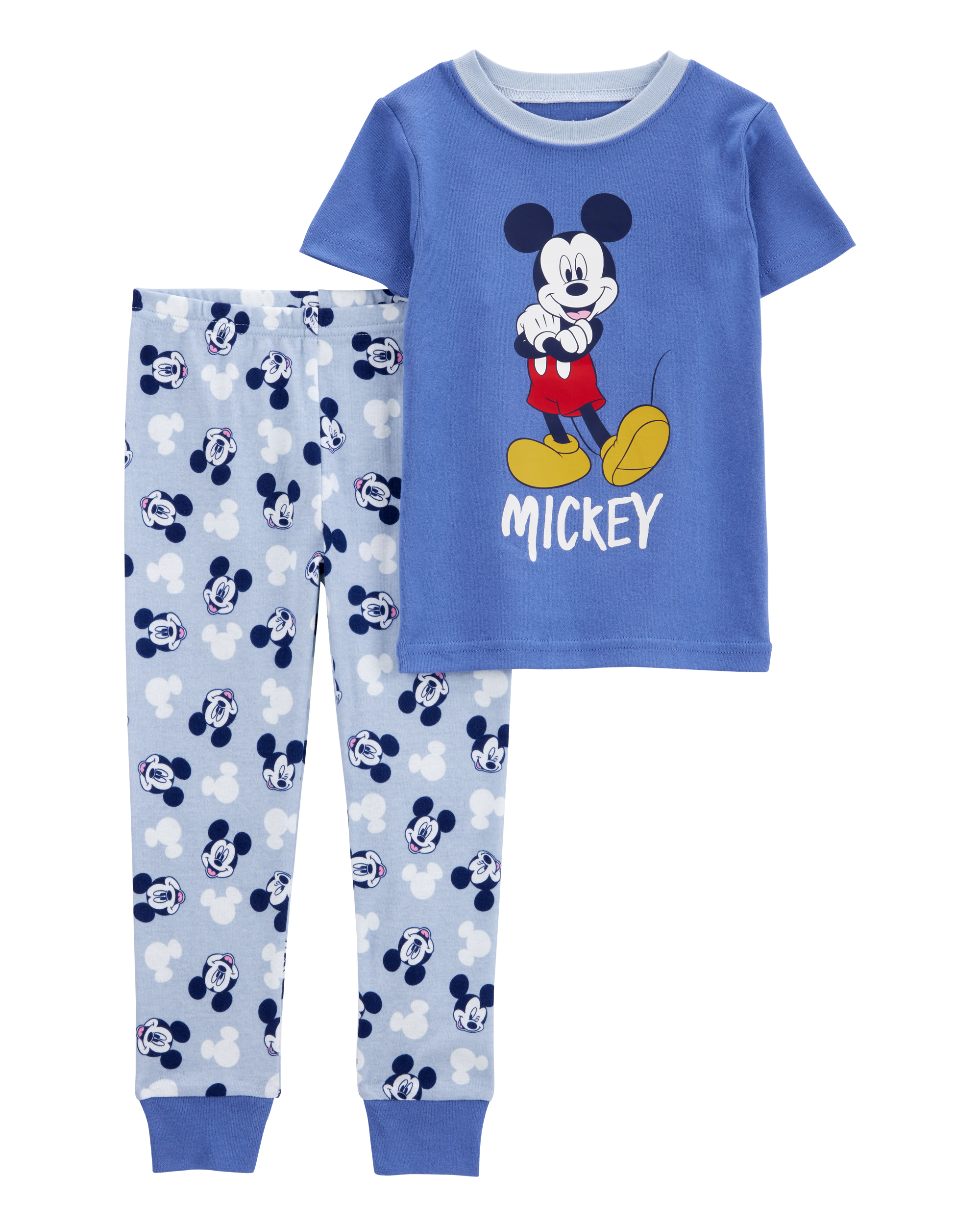Toddler Disney© Mickey Mouse Snug-Fit Cotton 2-Piece Pyjamas - Blue