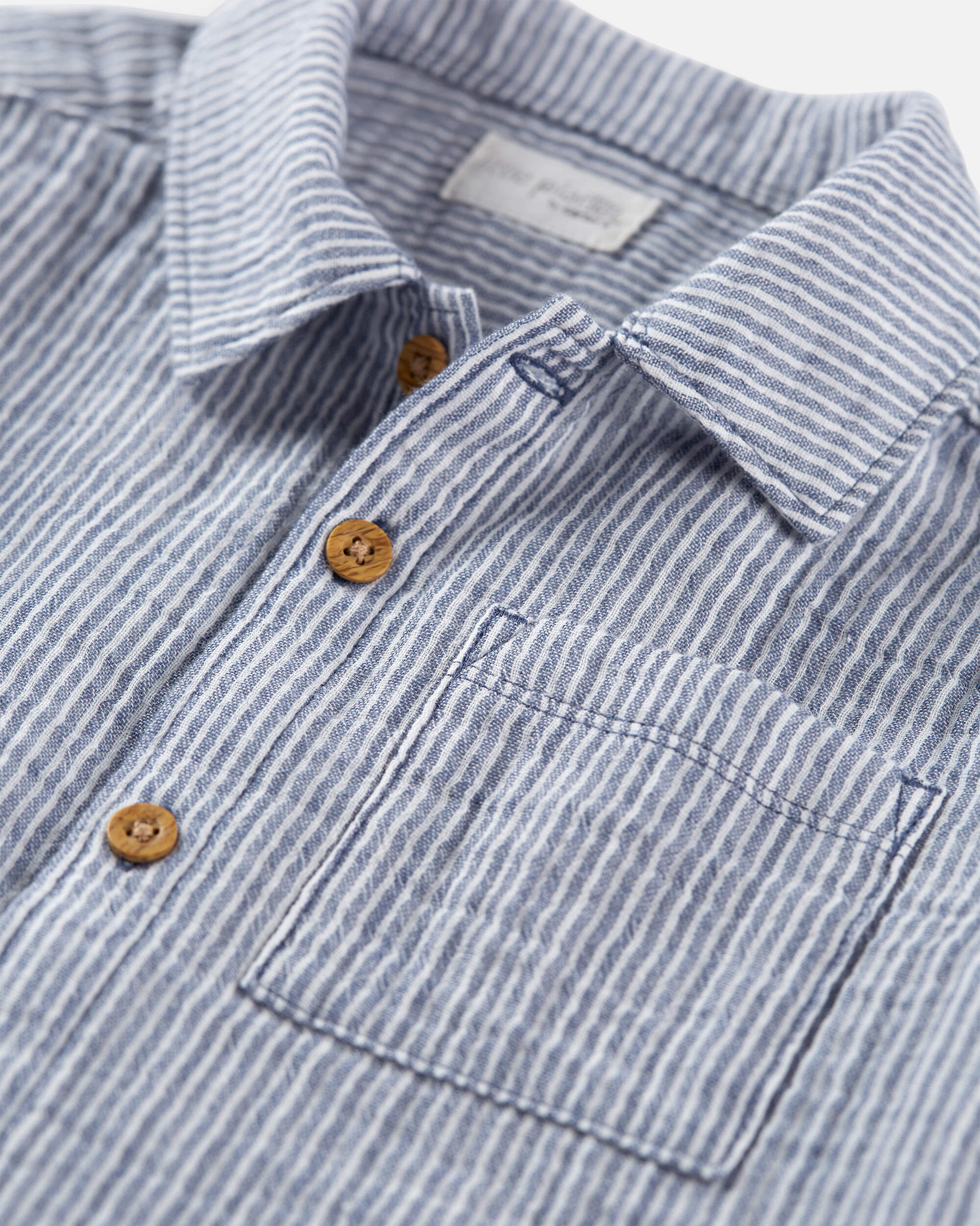 Toddler Boy 2-Piece Organic Cotton Striped Set