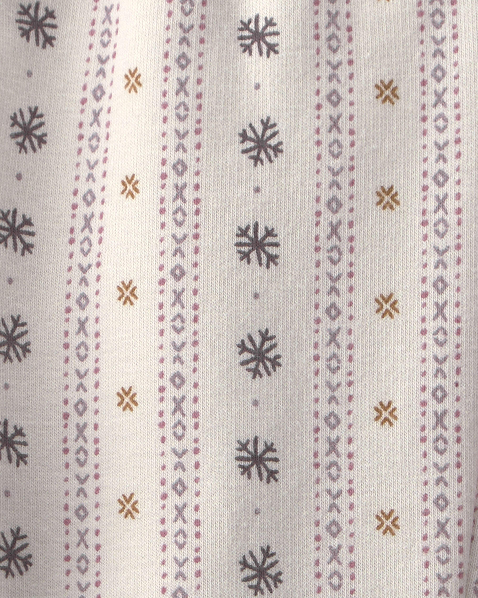 Baby Girl 2-Pack Recycled Fleece Leggings Made with Organic Cotton