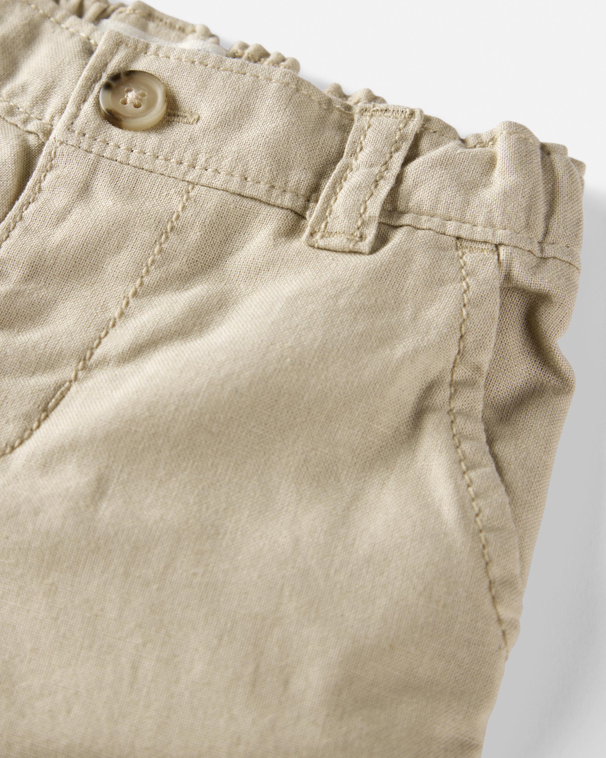 Baby Boy Linen Pants Made with Organic Cotton