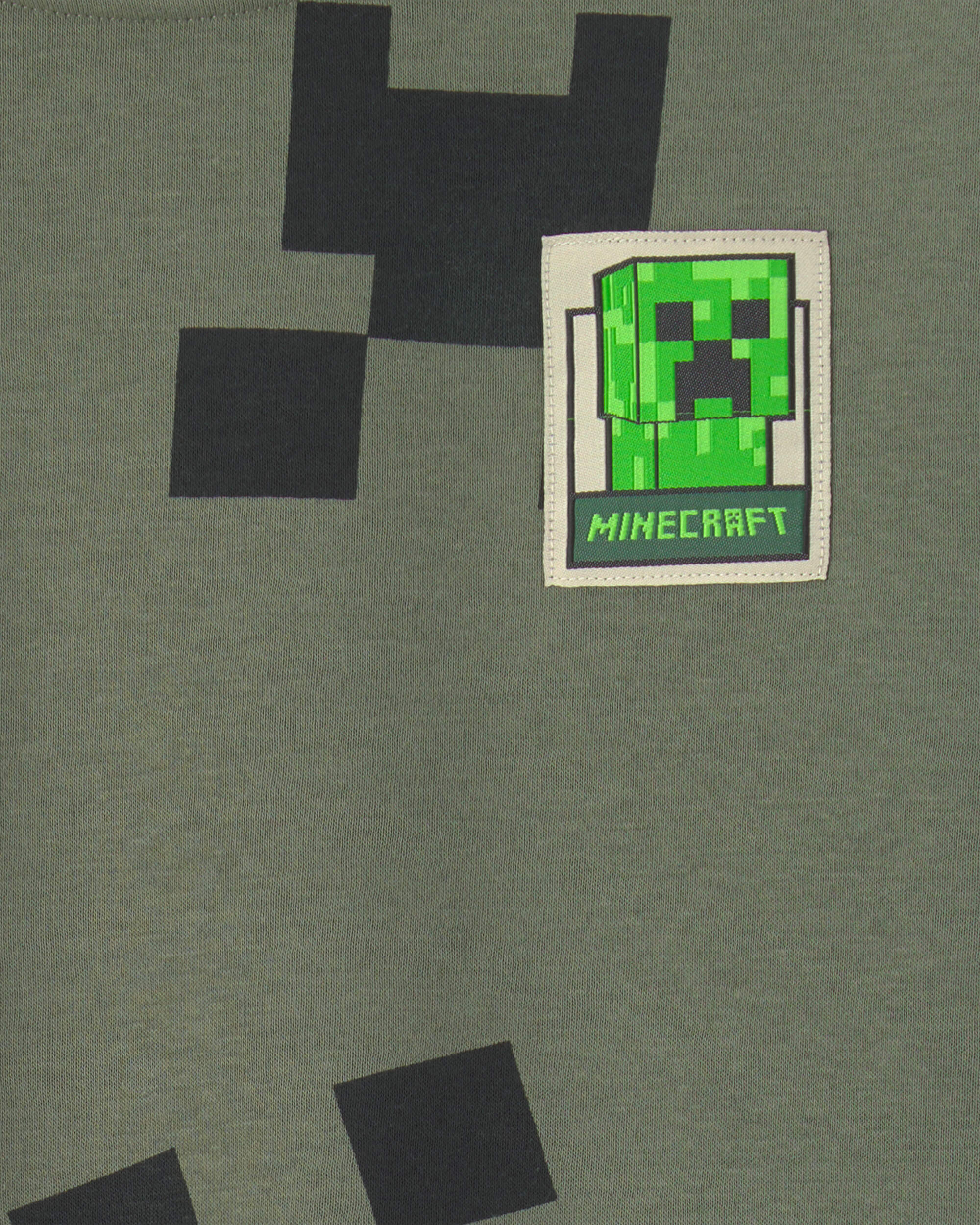 Boys Minecraft® Pullover Sweatshirt - Green/Black