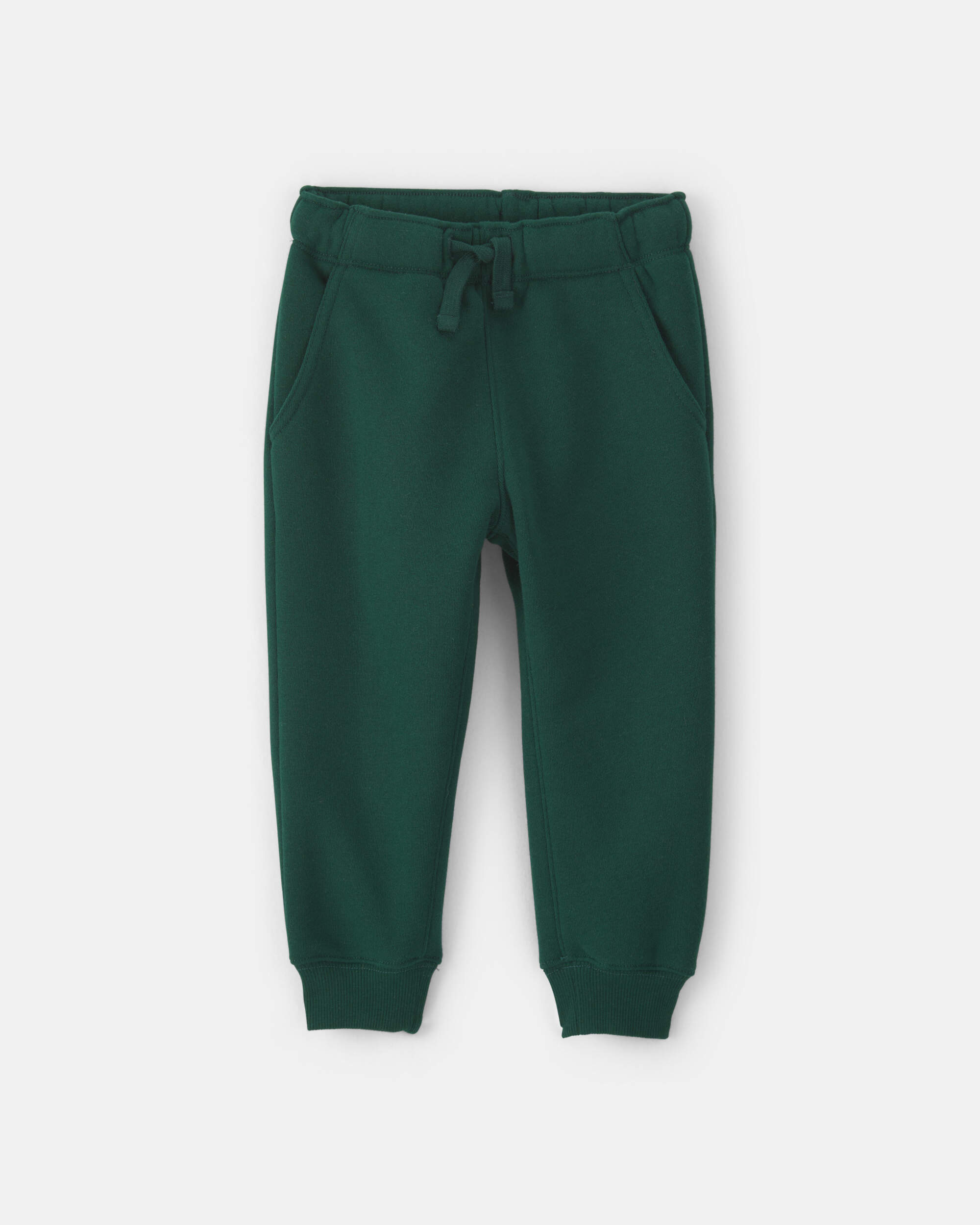 Toddler Boy Fleece Joggers - Green