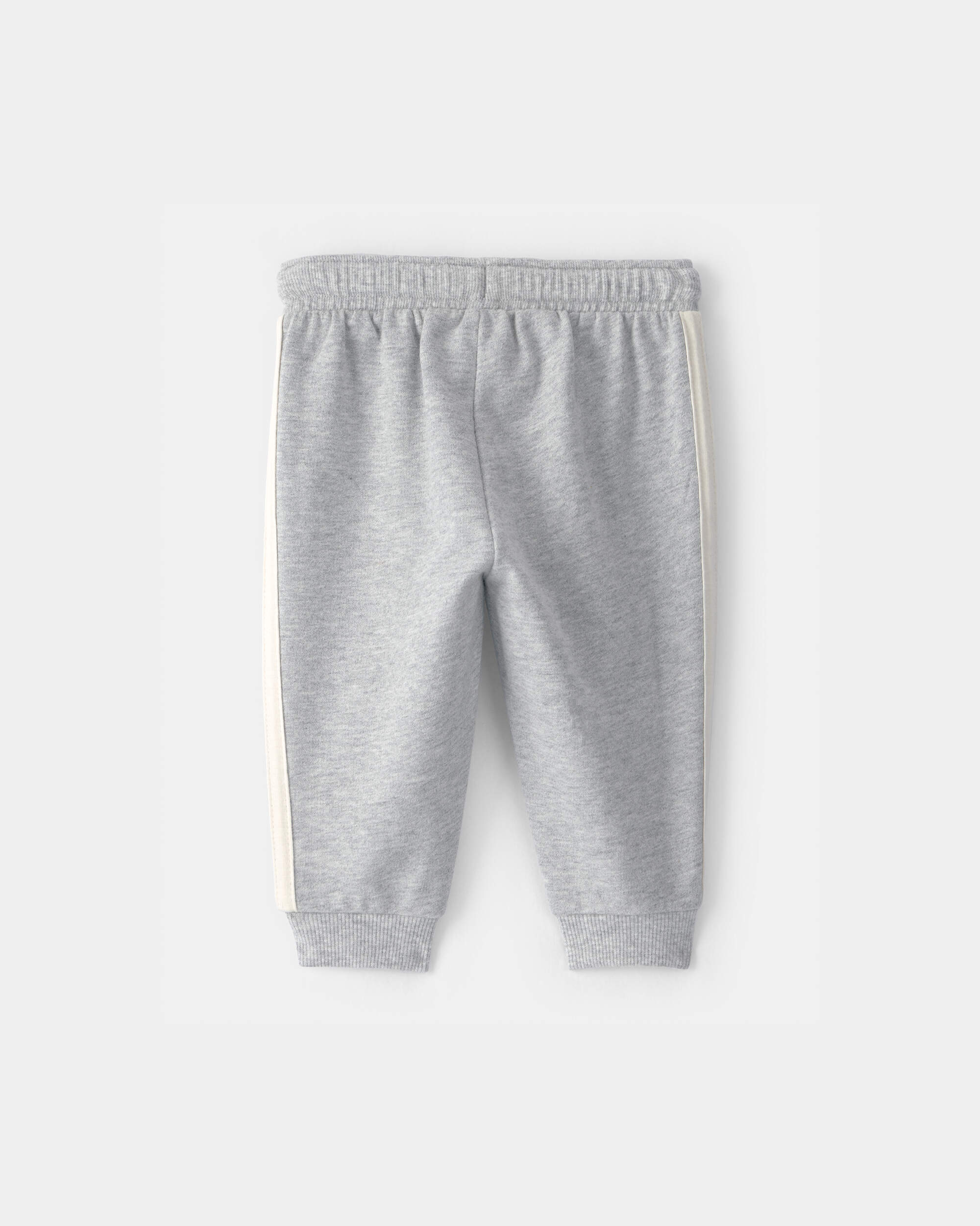 Baby Boy French Terry Pants - Grey