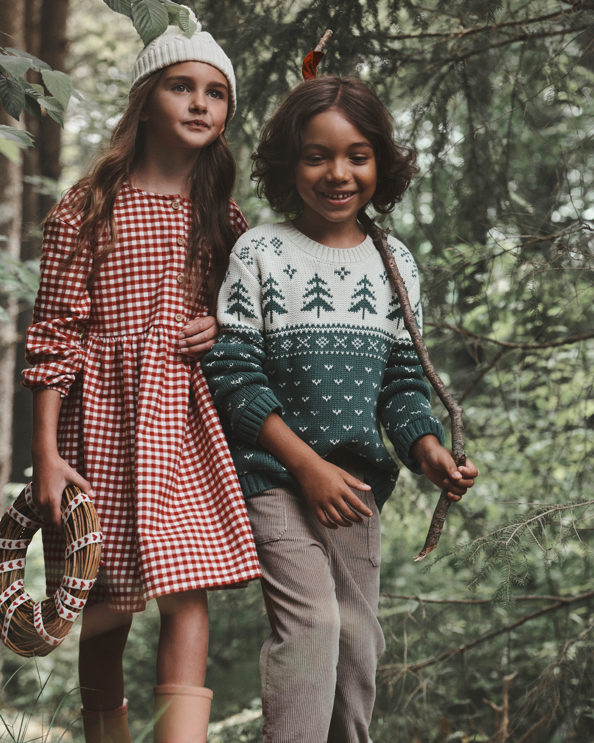 Kid Organic Cotton Corduroy Drawstring Pants