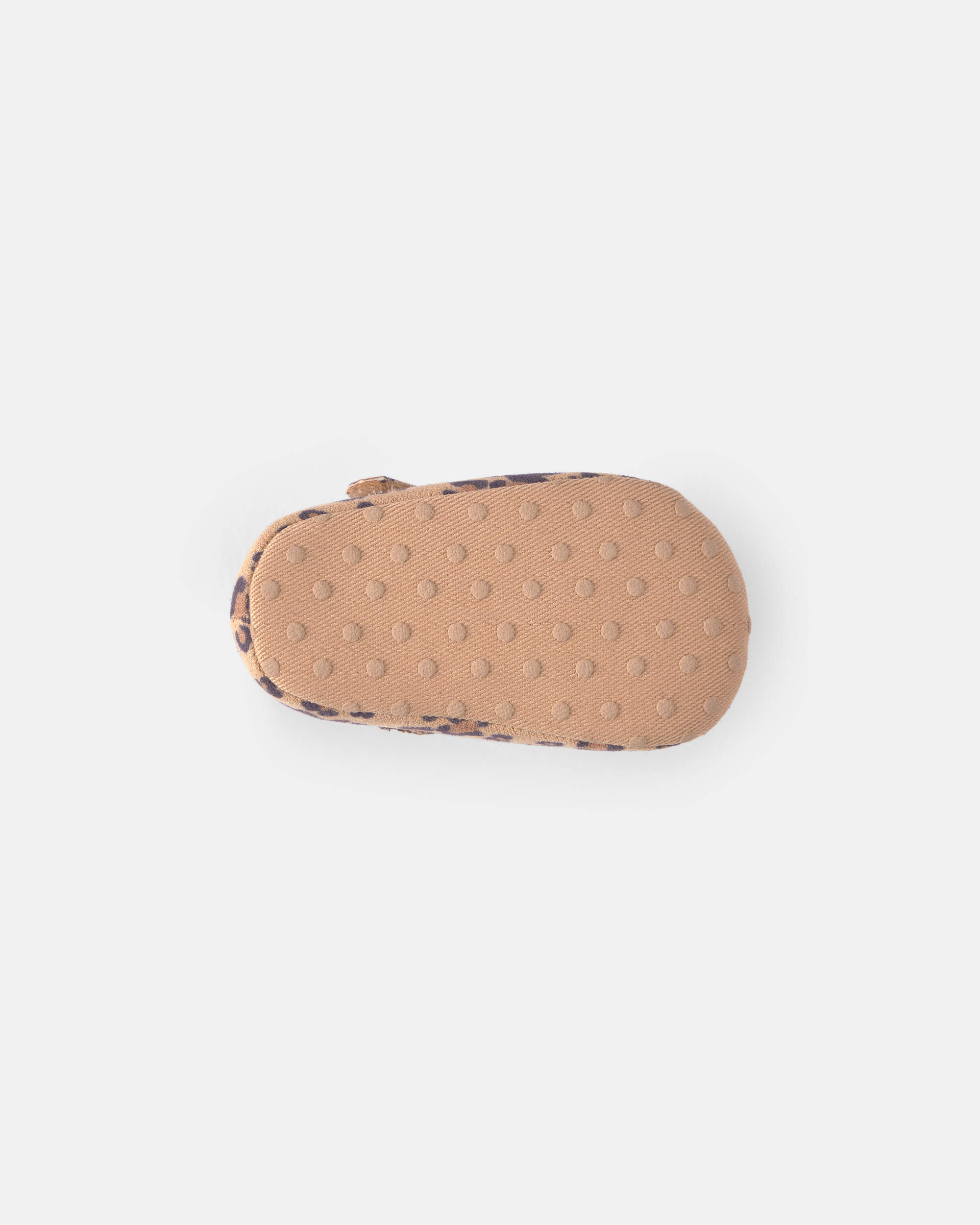 Baby Girl Cheetah Mary Jane Flats - Brown