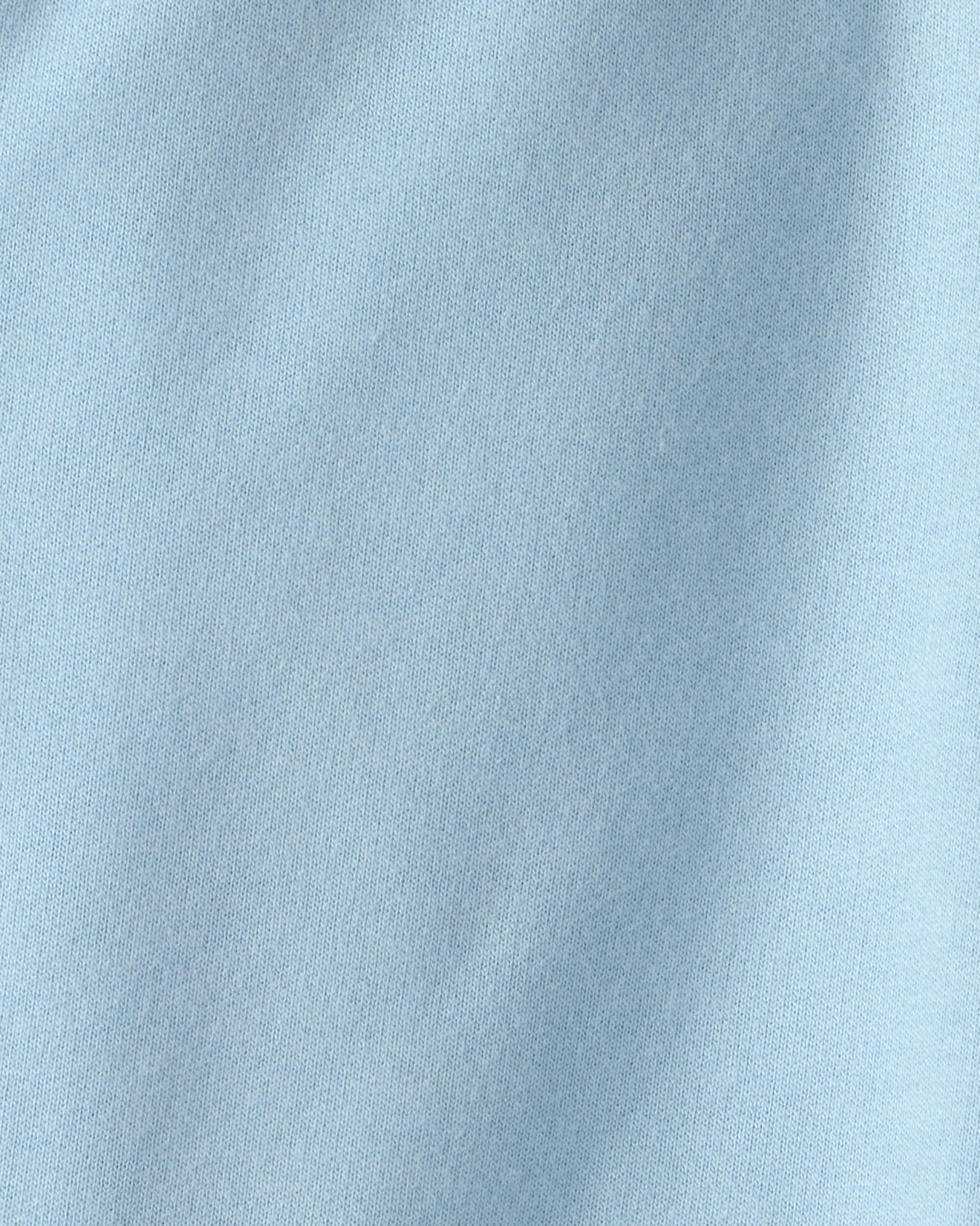 Toddler Girl French Terry Wide-Leg Pants - Blue