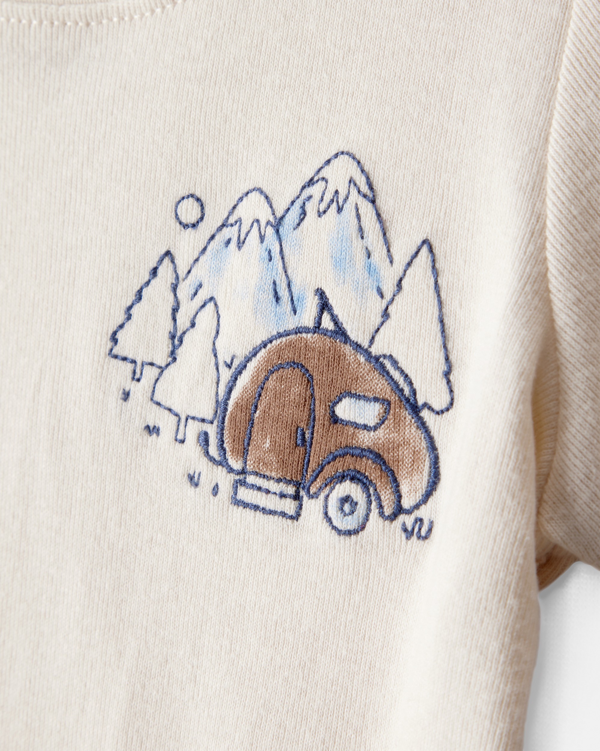 Baby Boy 3-Piece Button-Down Outfit Set - Maroon/Brown