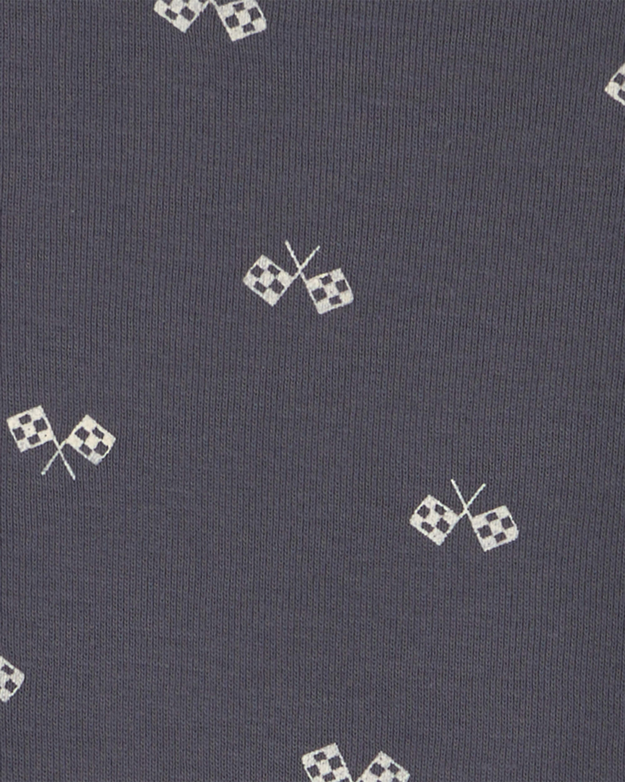 Baby Boy 4-Pack Race Car Long-Sleeve Bodysuits