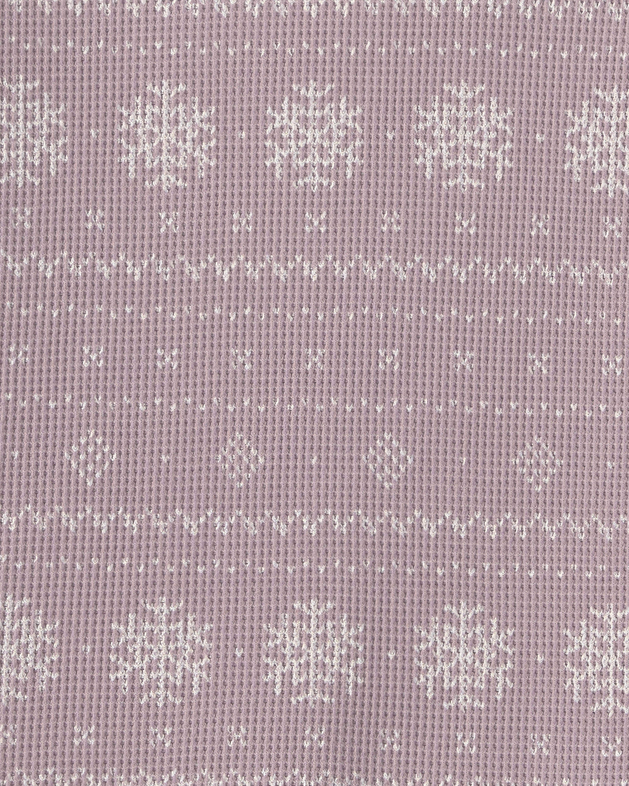 Girls 2-Piece Fair Isle Waffle Knit Pyjamas Made with Organic Cotton