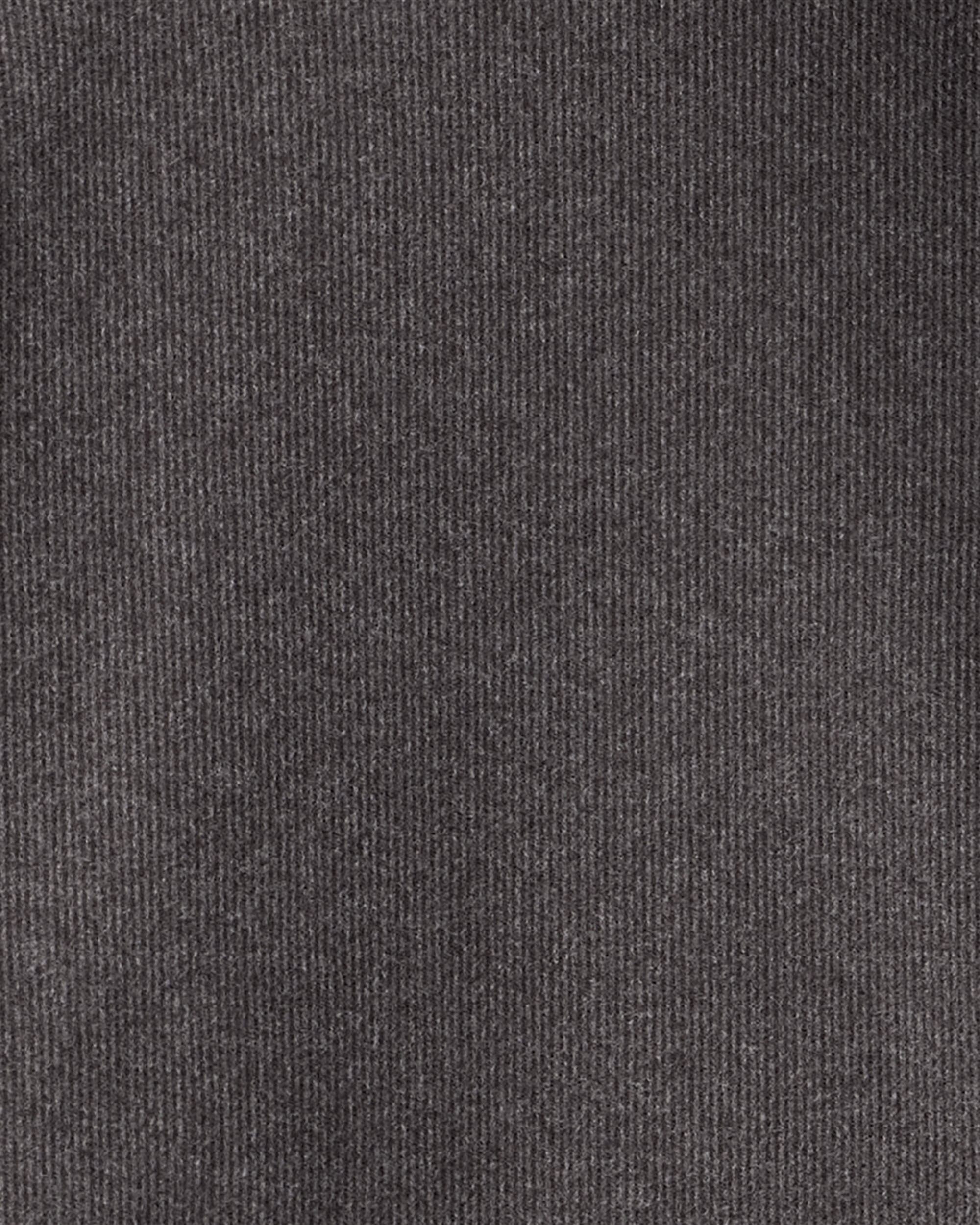 Boys Long-Sleeve Quarter-Zip Pullover Sweatshirt - Black