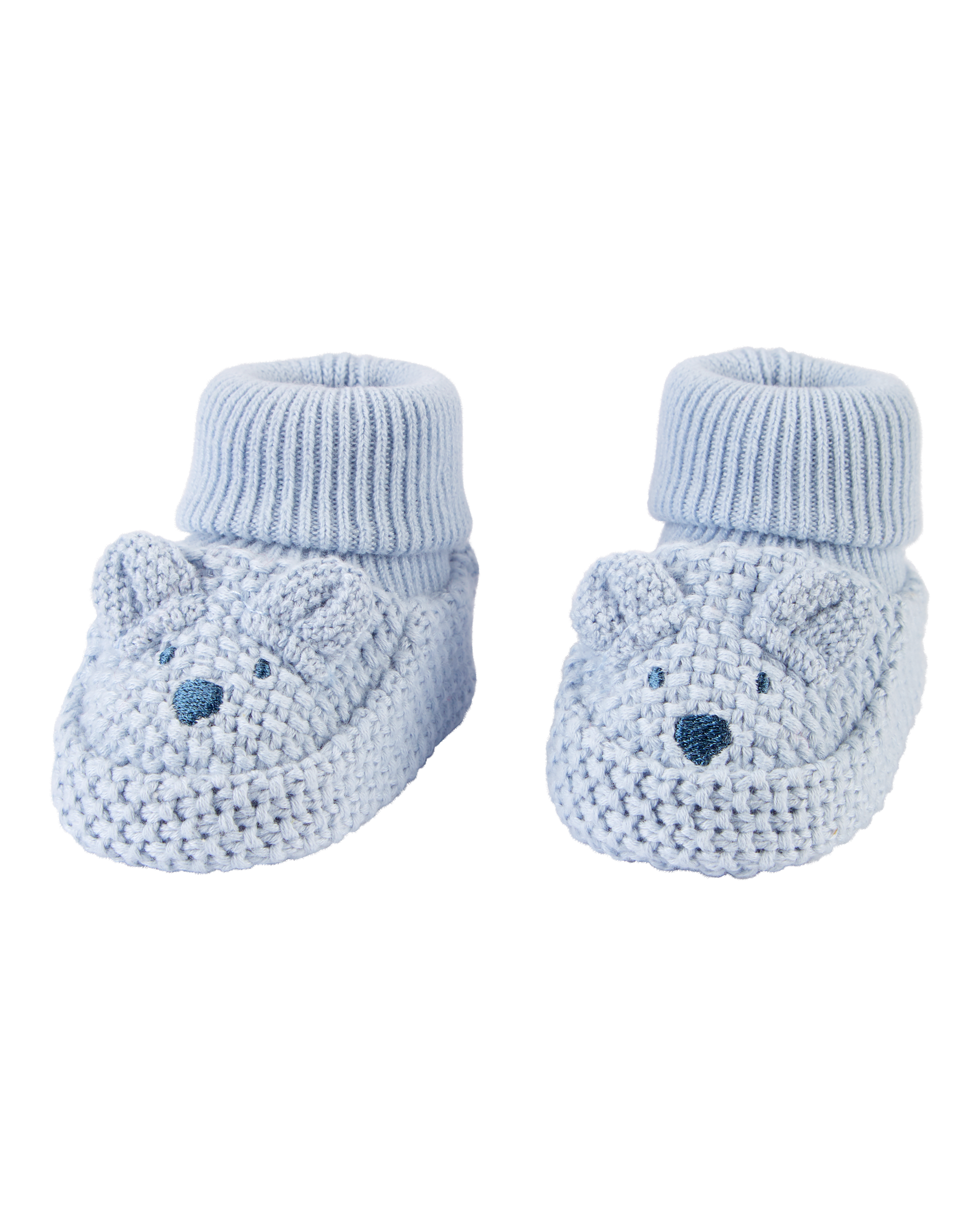 Baby Bear Crochet Booties