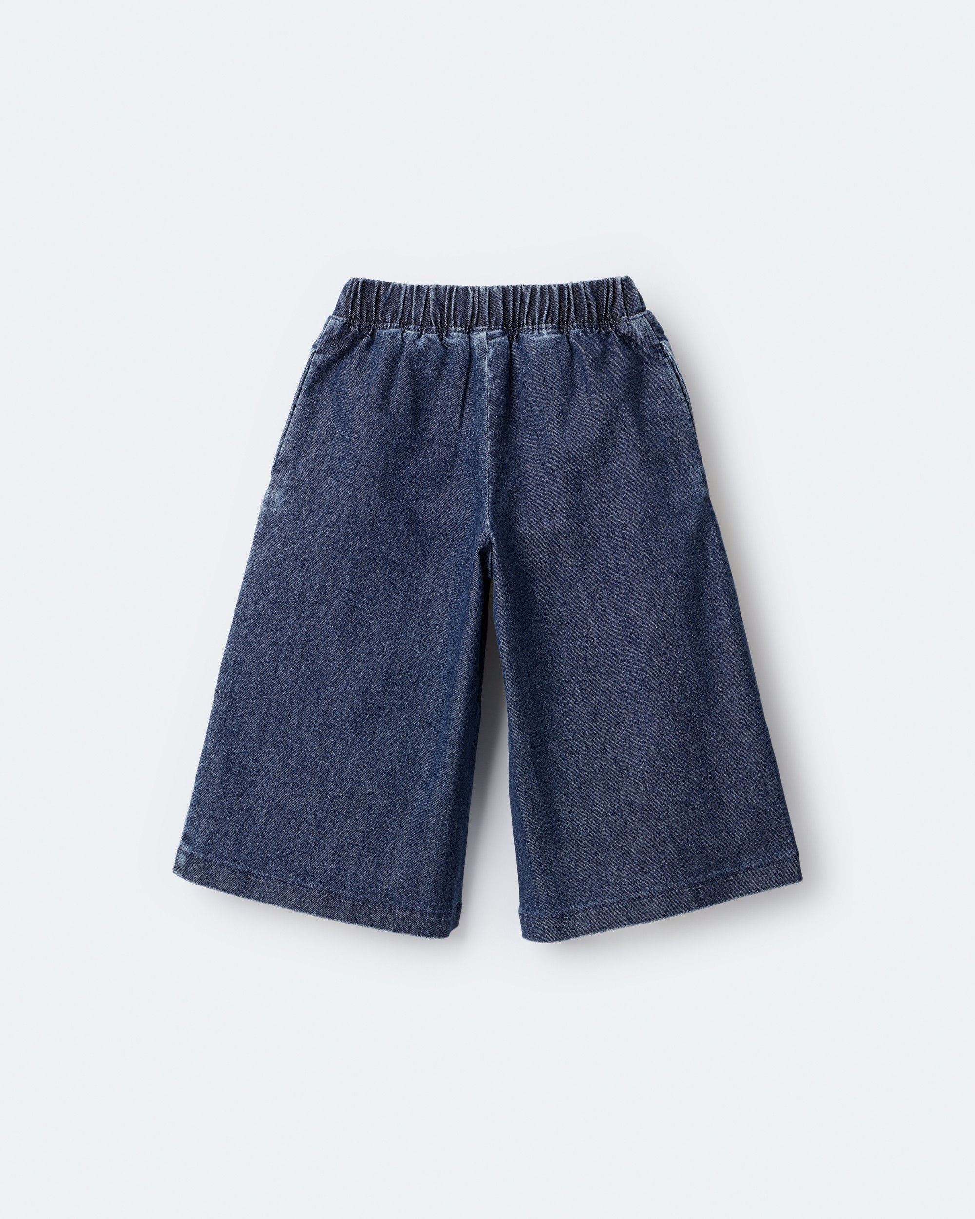 Toddler Girl Urban Wide Leg Denim Pant - Blue