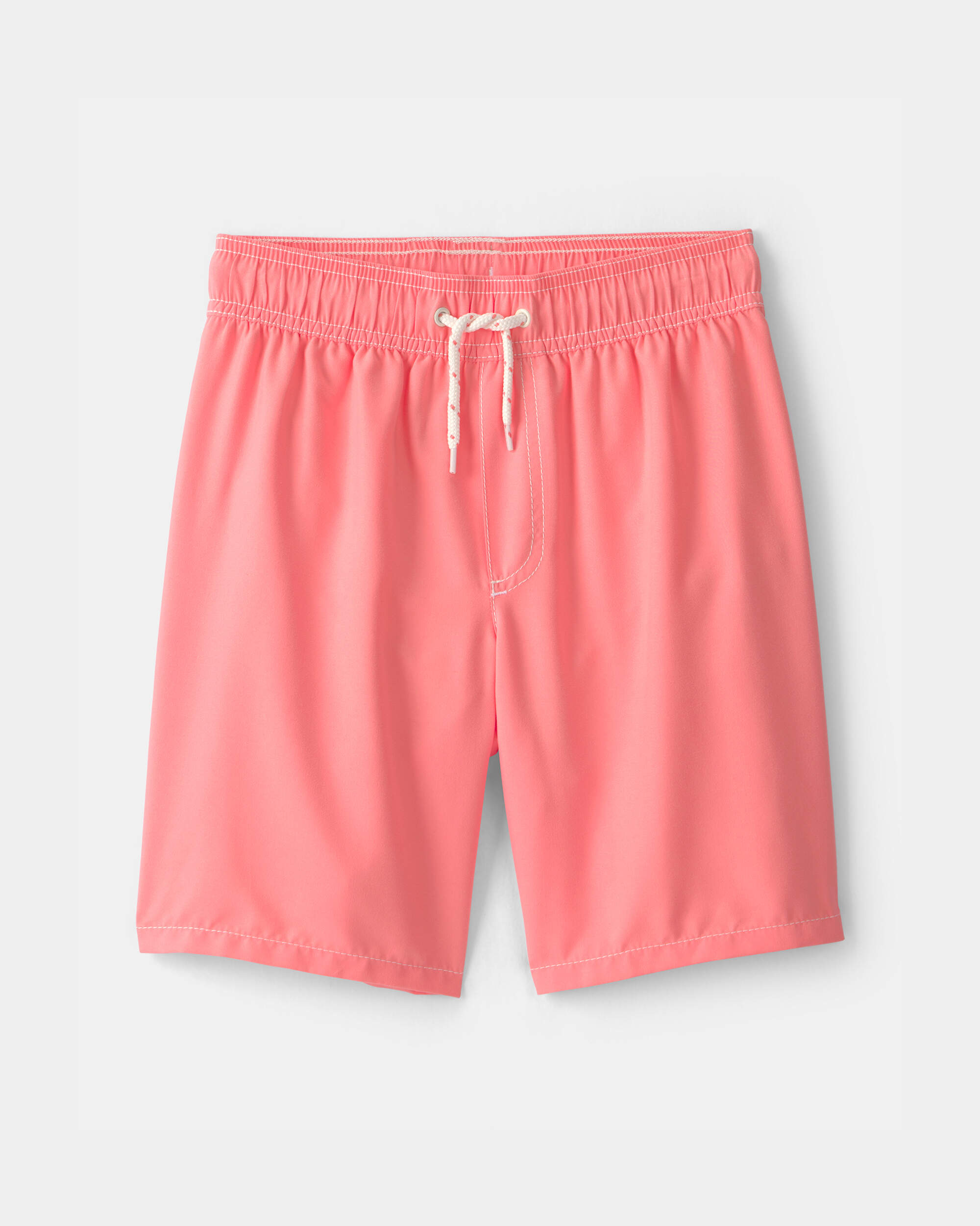 Boys Swim Trunks - Coral