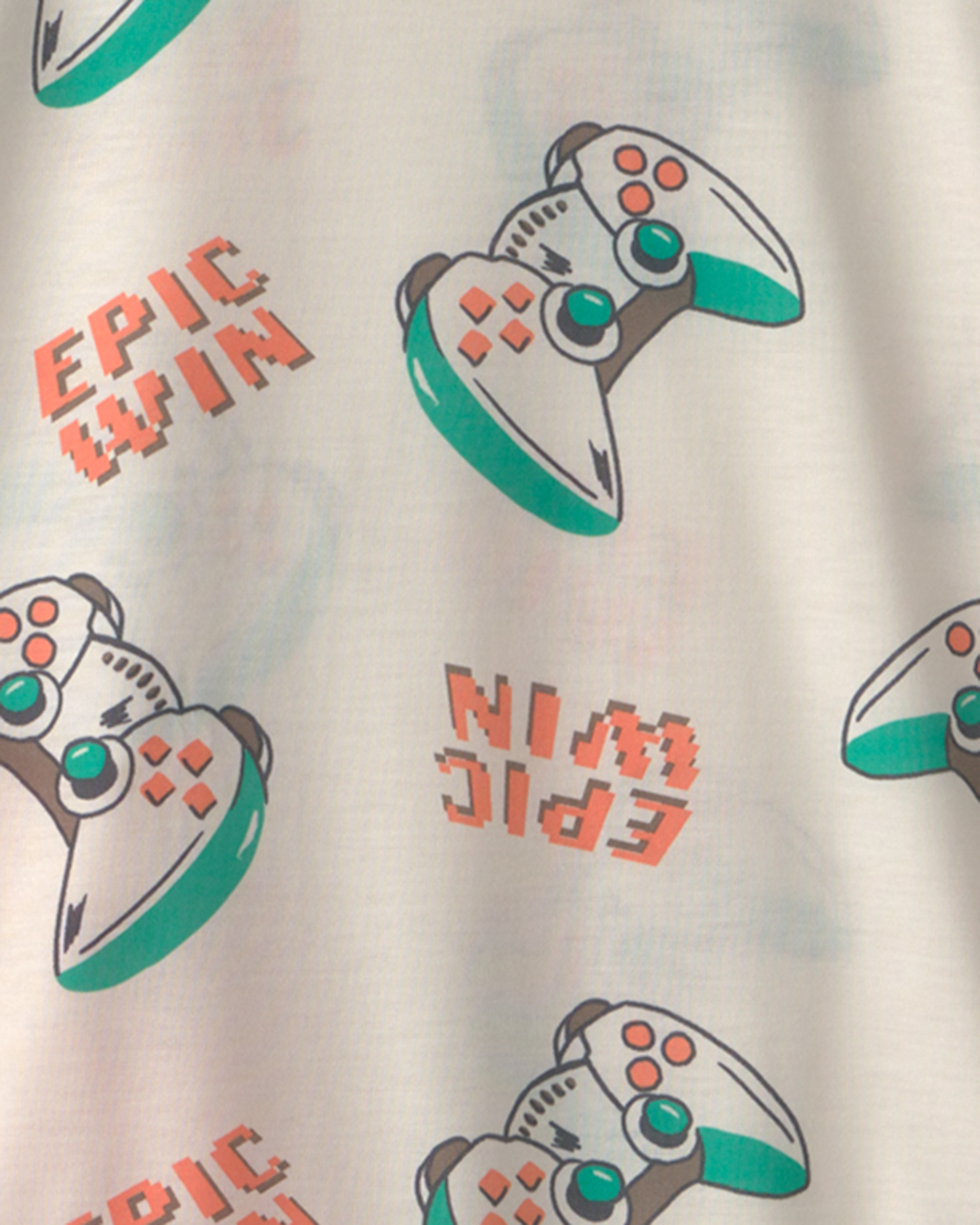 Boys 2-Piece Gaming Short-Sleeve Pyjama Set