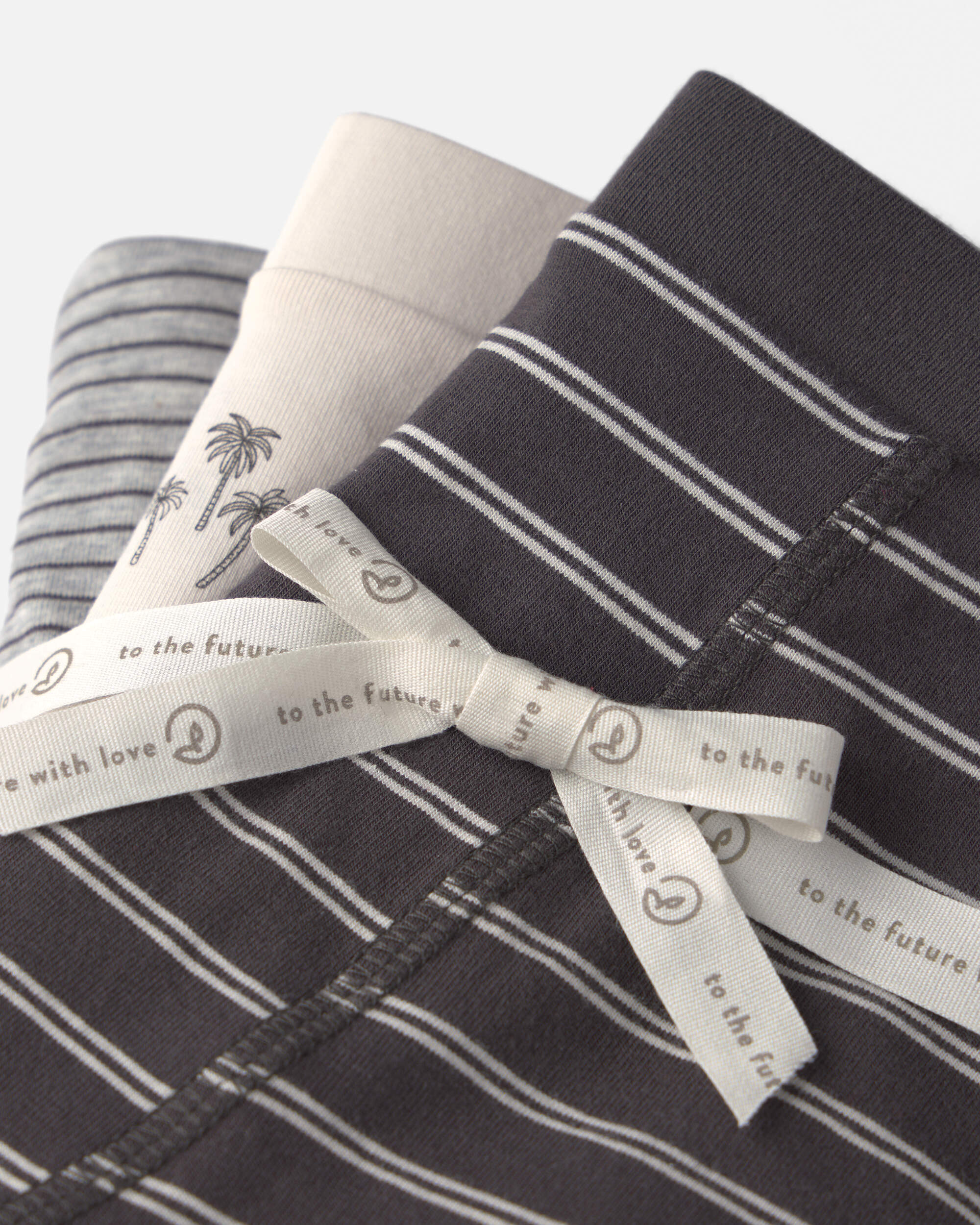 Boys 3-Pack Organic Cotton Brief Underwear Palm Trees