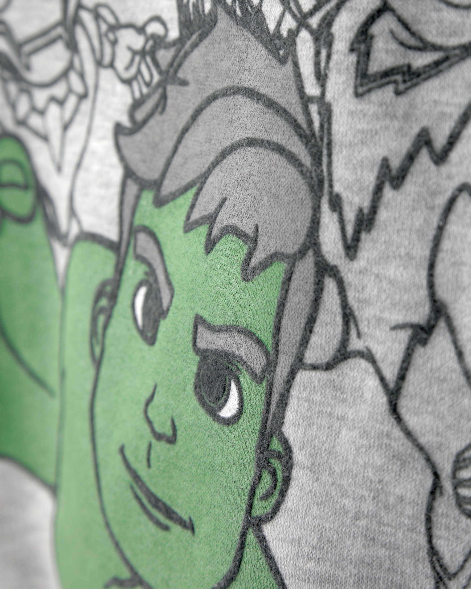 Toddler Boy ©Marvel The Incredible Hulk French Terry Pullover Sweatshirt - Grey