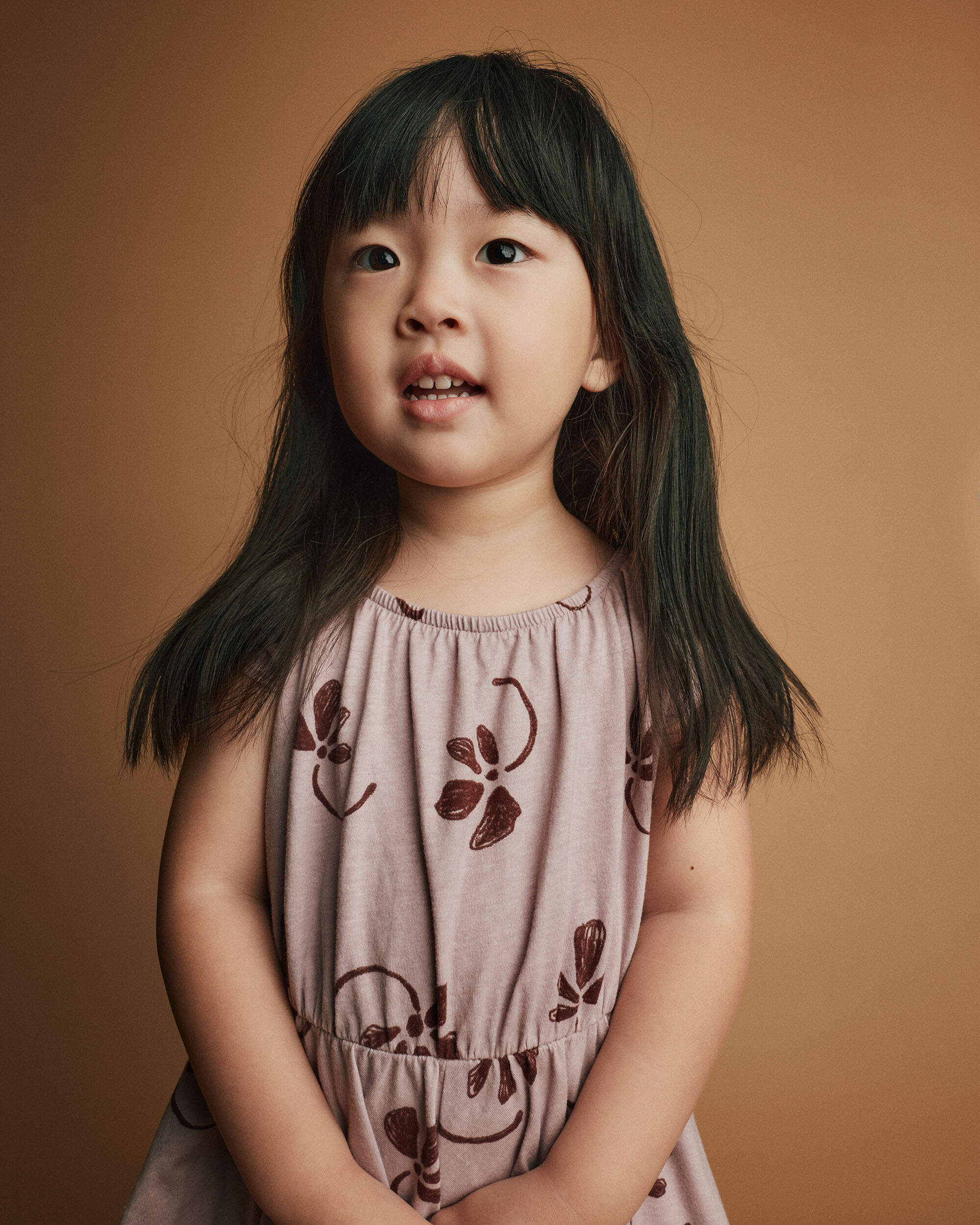 Toddler Girl Avenue Twirl™ Dress Floral Print - Mauve