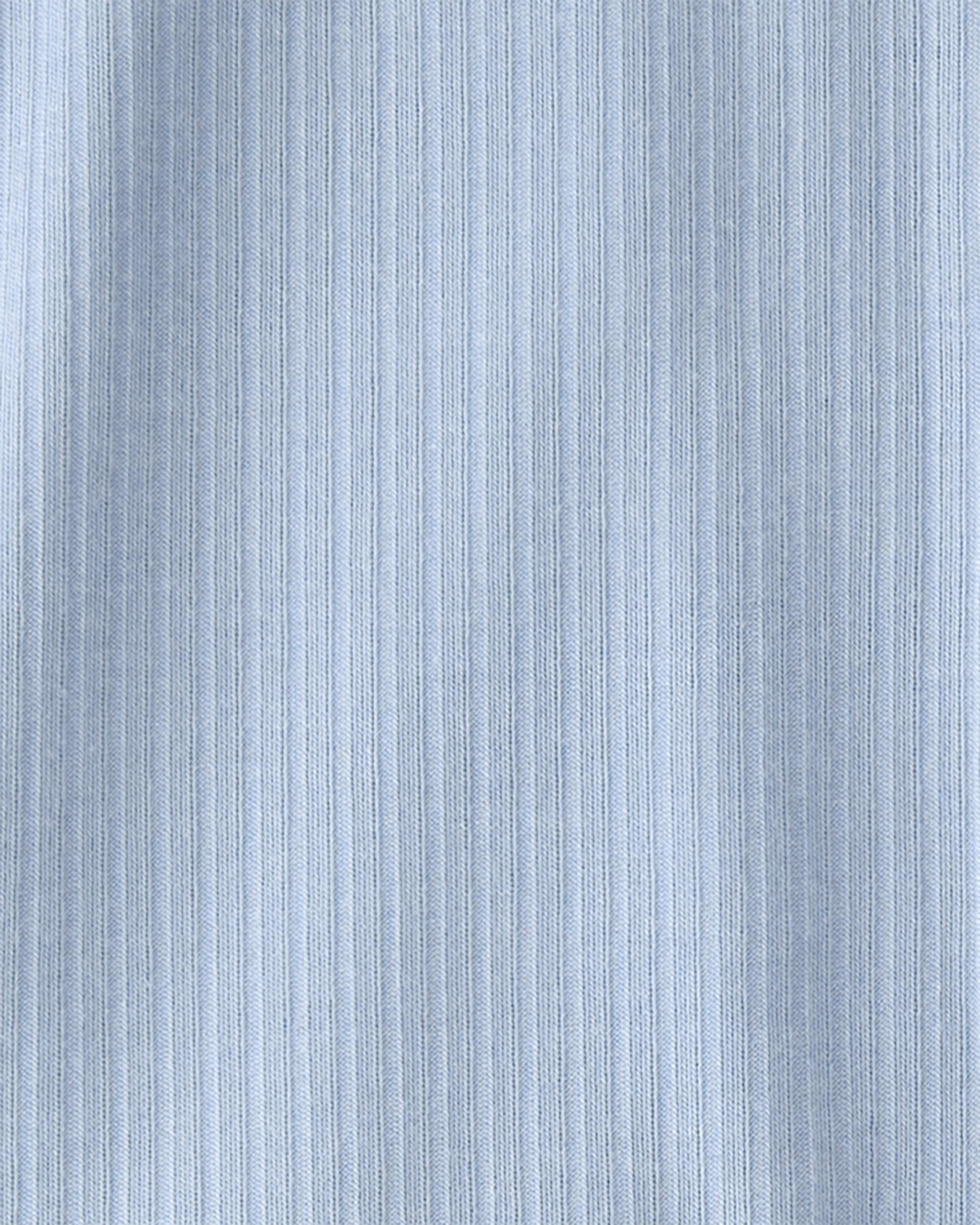 Baby PurelySoft 2-Way Zip 1-Piece Pajama - Blue