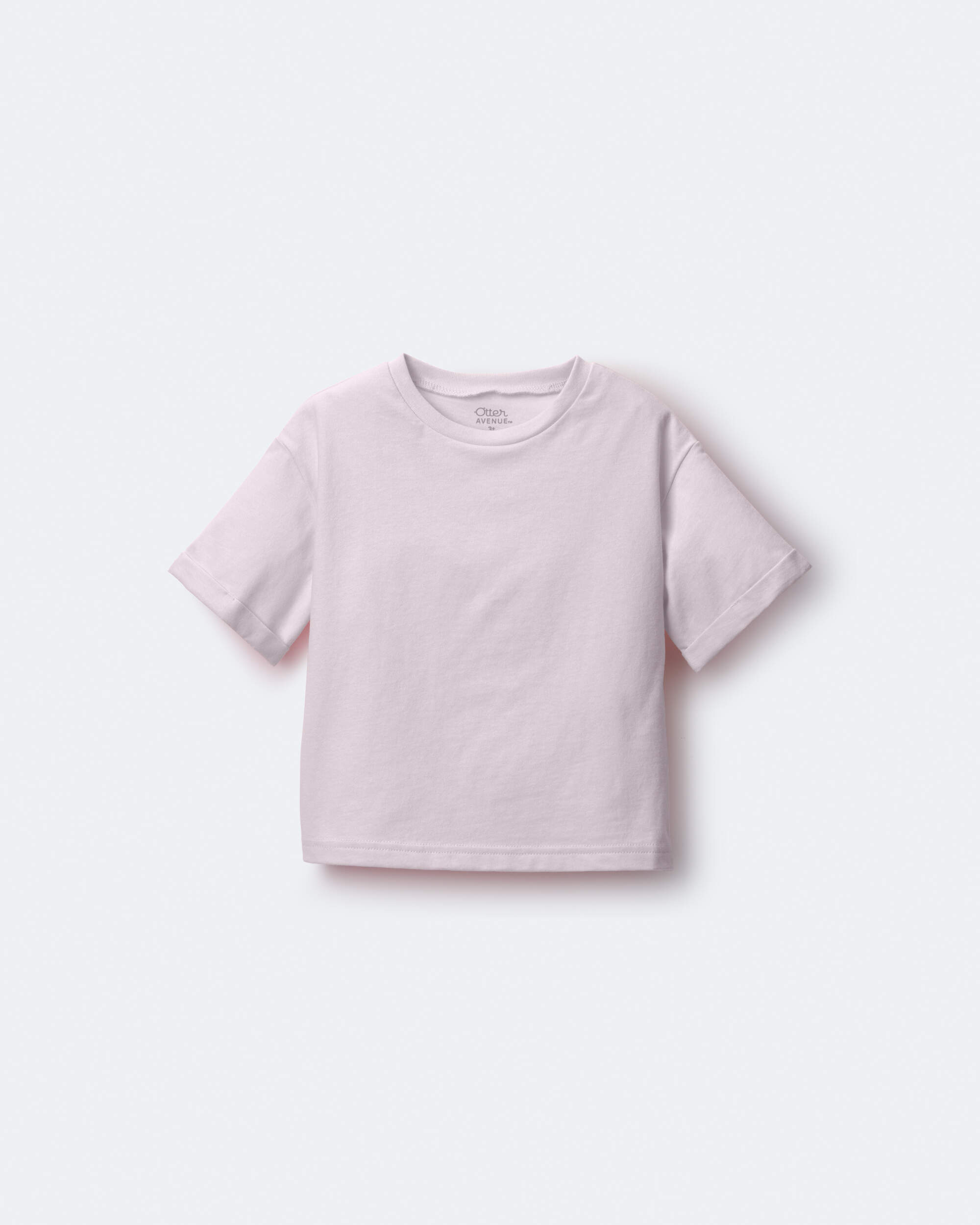 Toddler Rolled Cuff Tee - Rose