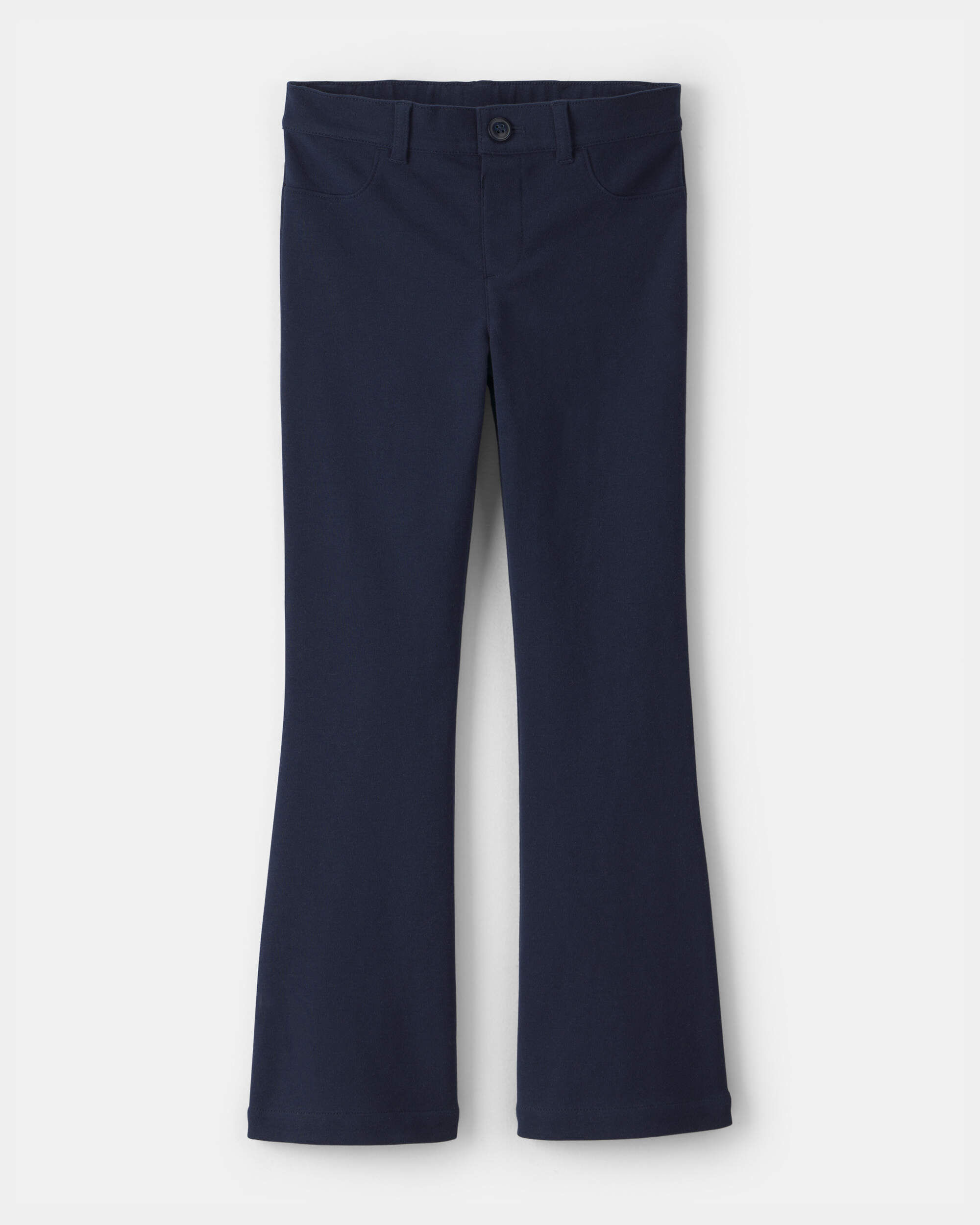 Girls Flare Uniform Pants - Navy | Carter's Oshkosh Canada