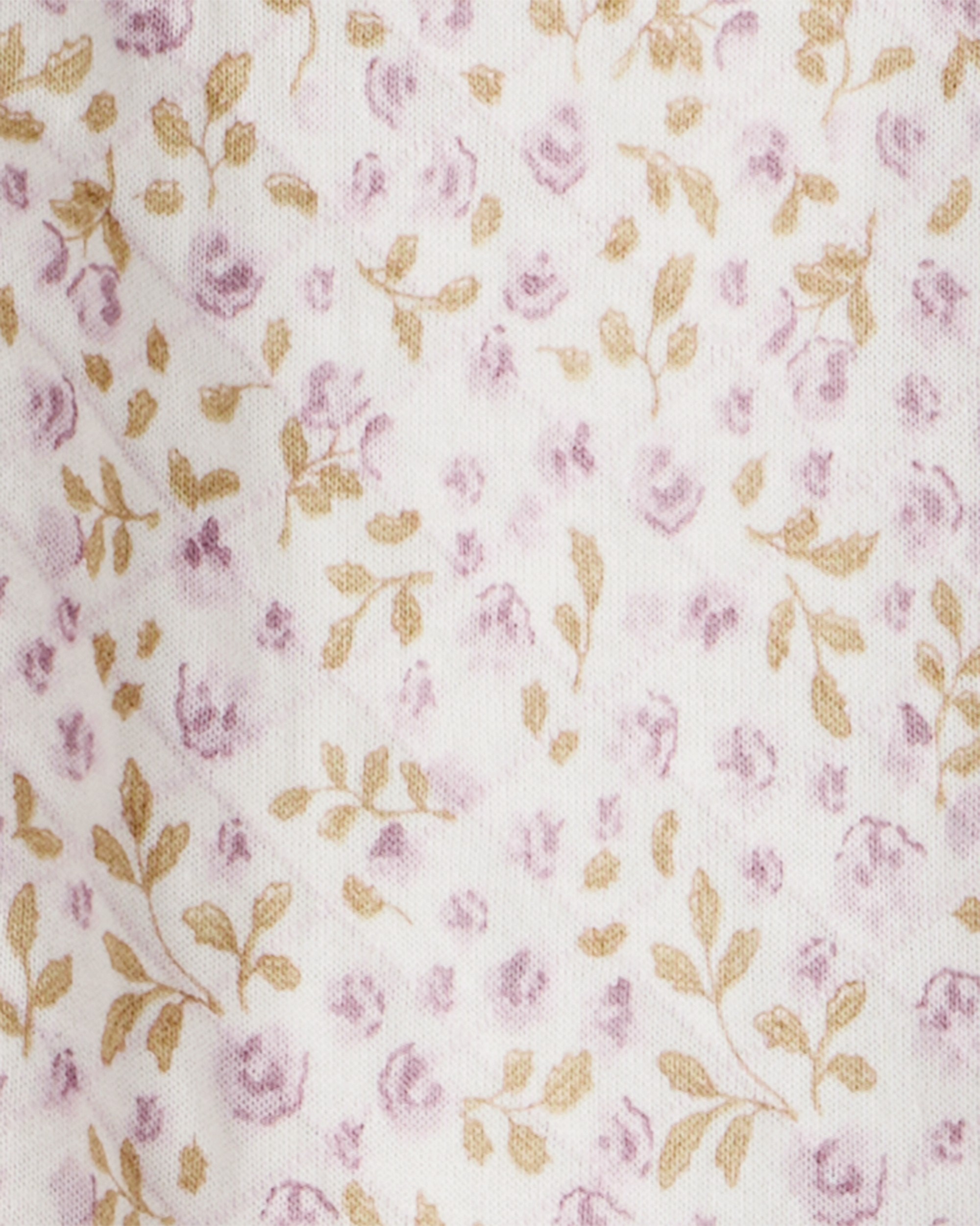 Baby Girl 2-Piece Cardigan & Pants Set Made with Organic Cotton Botanic Muse Print