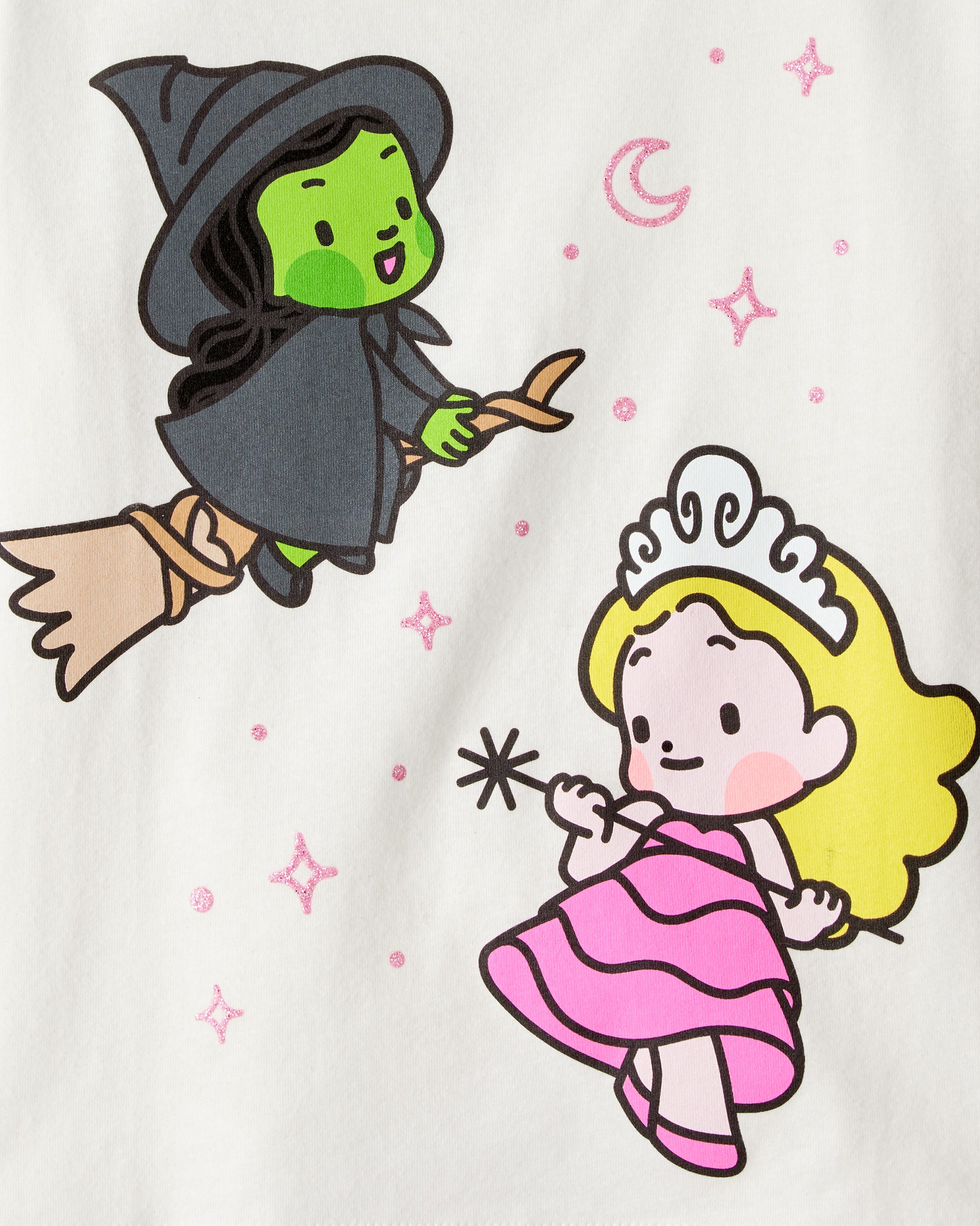 Toddler Girl Wicked Short-Sleeve Graphic Tee - Cream