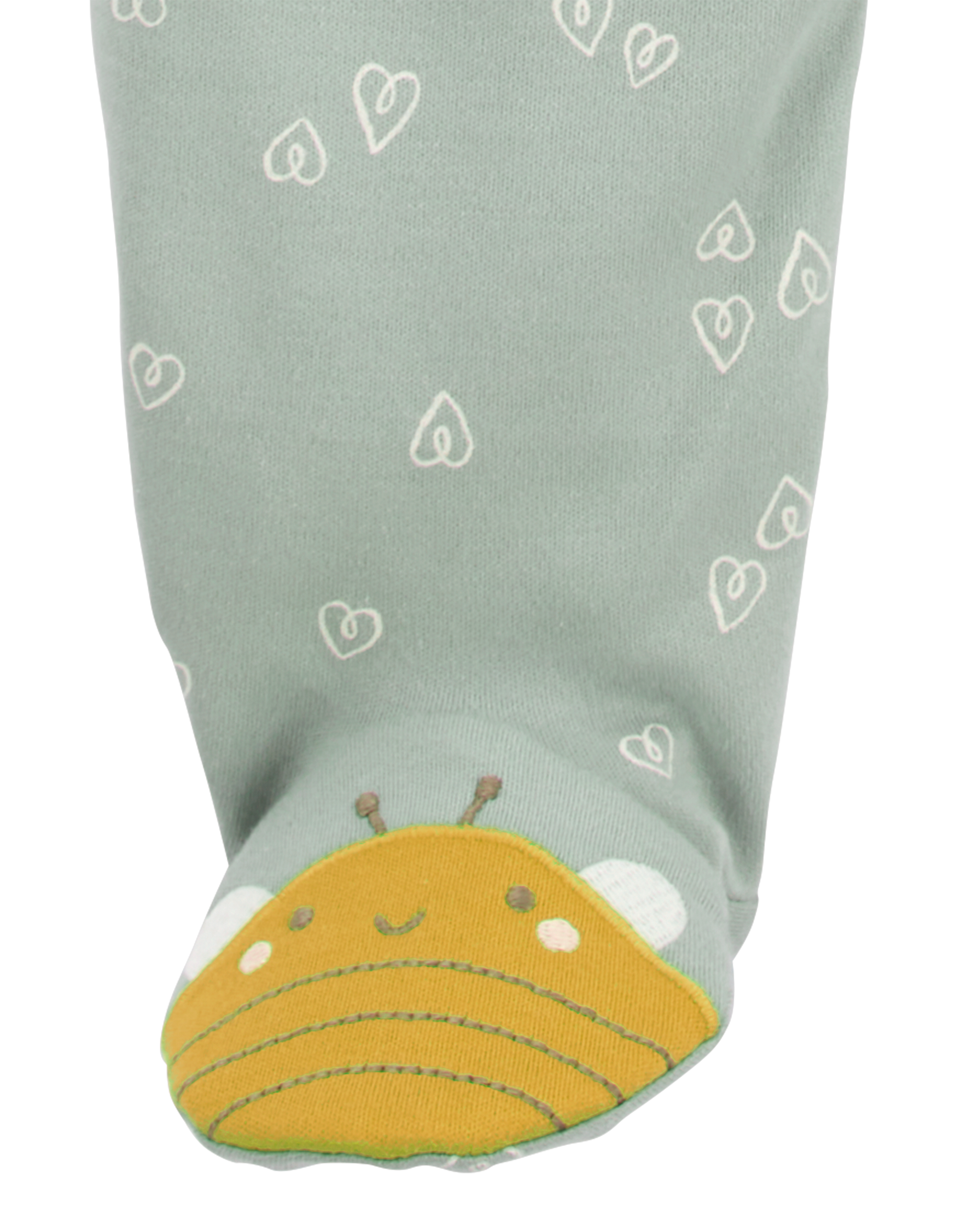 Baby Bee Zip 2-Way Cotton Sleeper