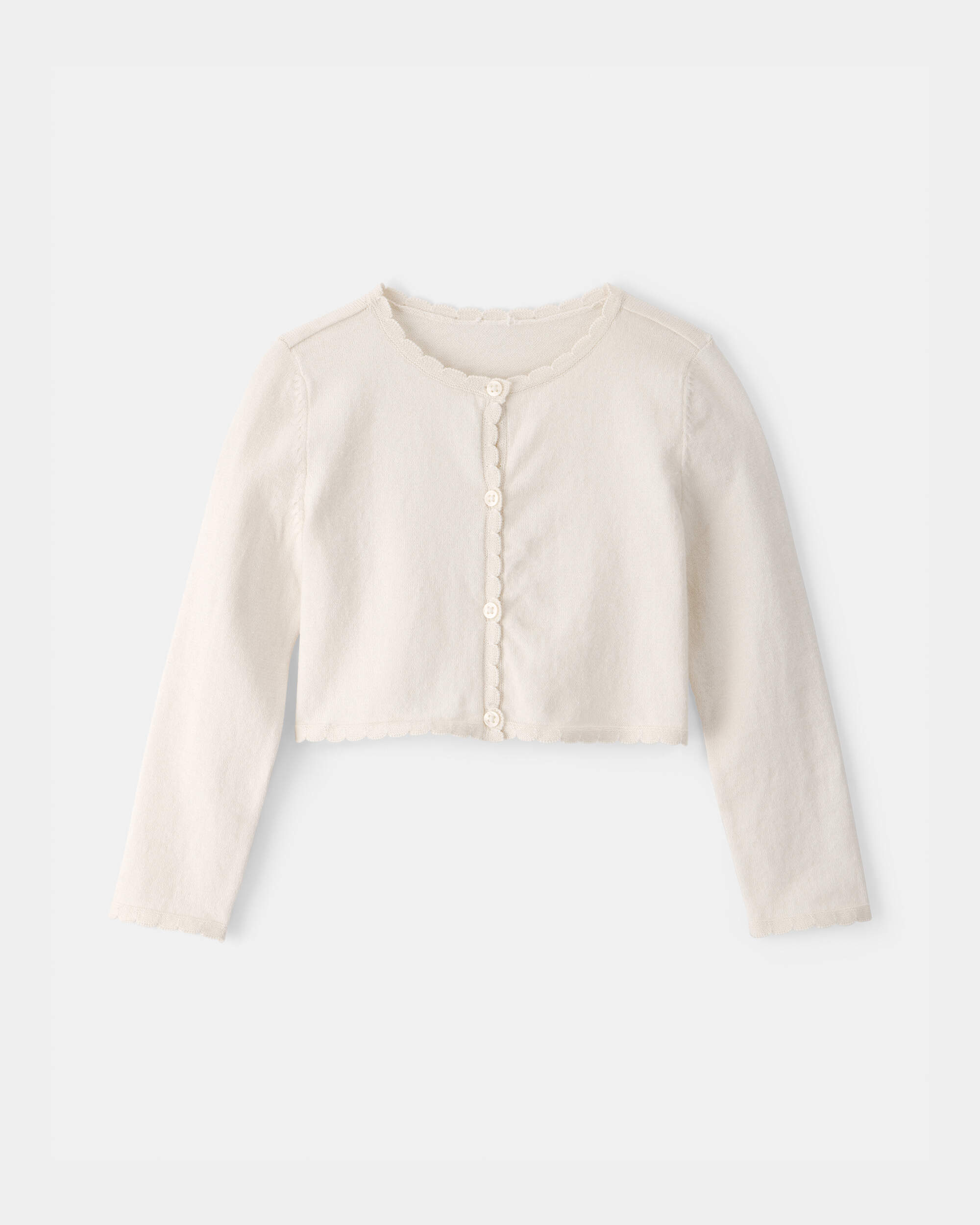 Toddler Girl Cardigan Sweater - Cream