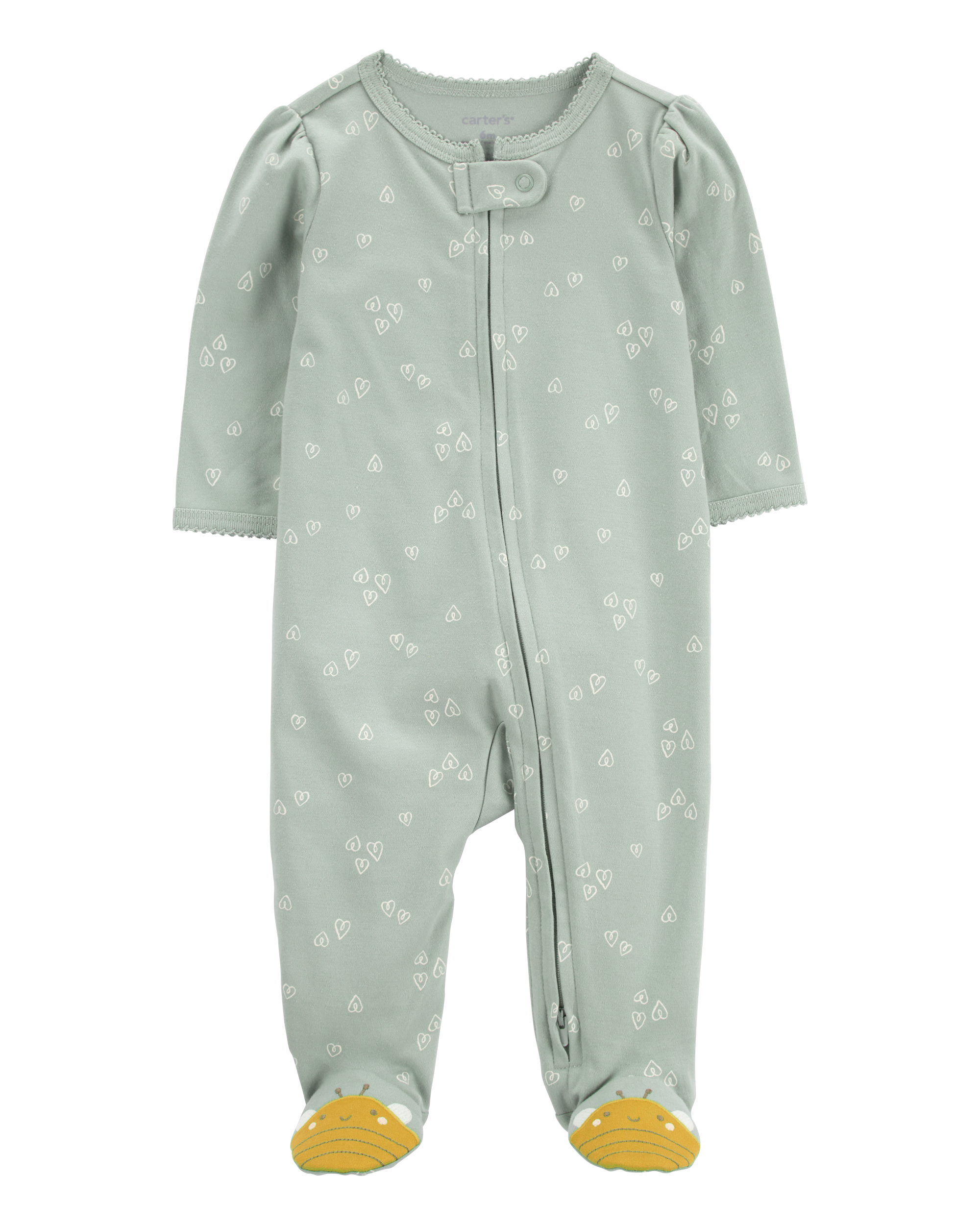 Baby Bee Zip 2-Way Cotton Sleeper