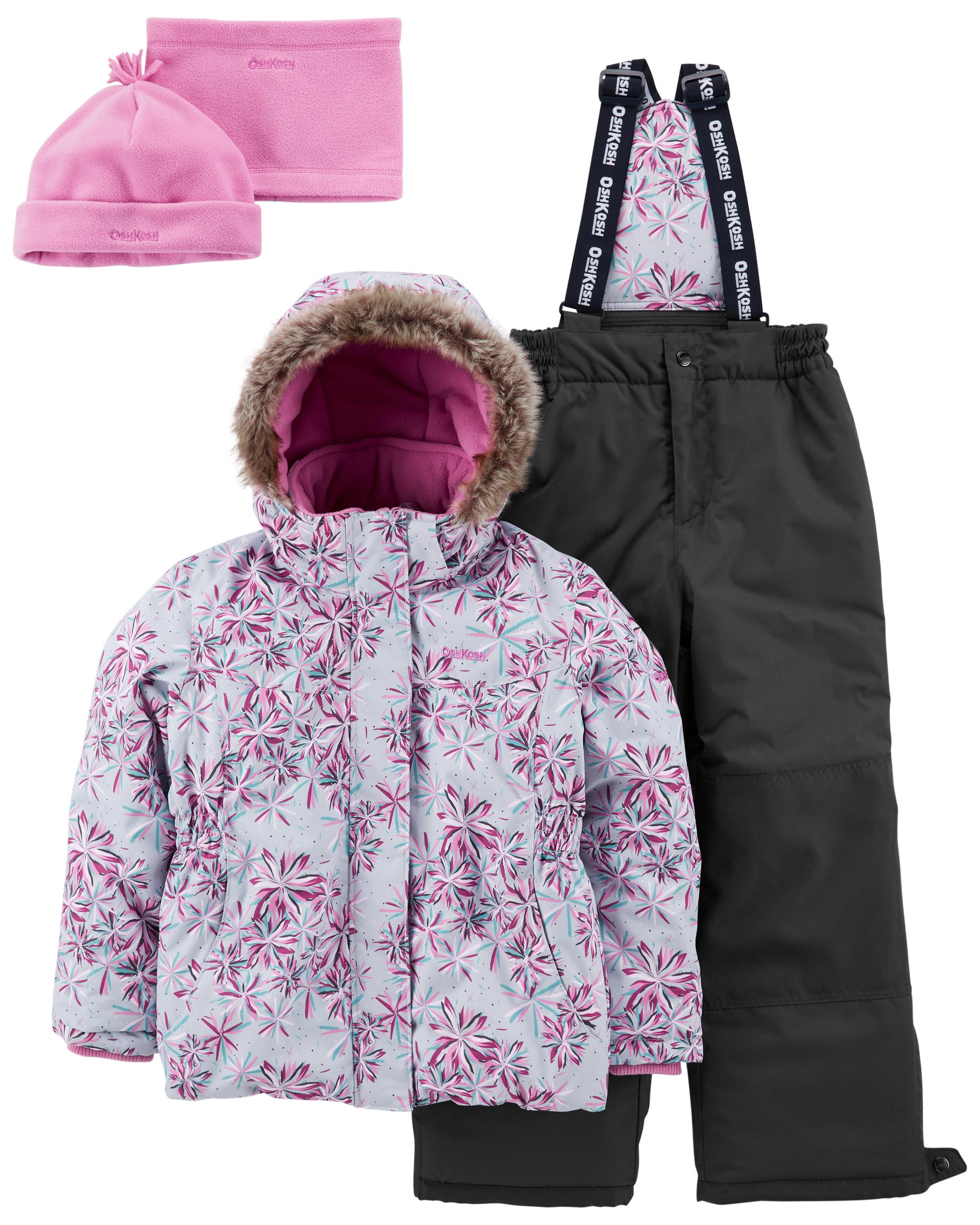 GMHS212○NORTHERN COMFORT / ノーザン Kid 2-Piece Snowsuit With Bonus Hat And Neck Warmer