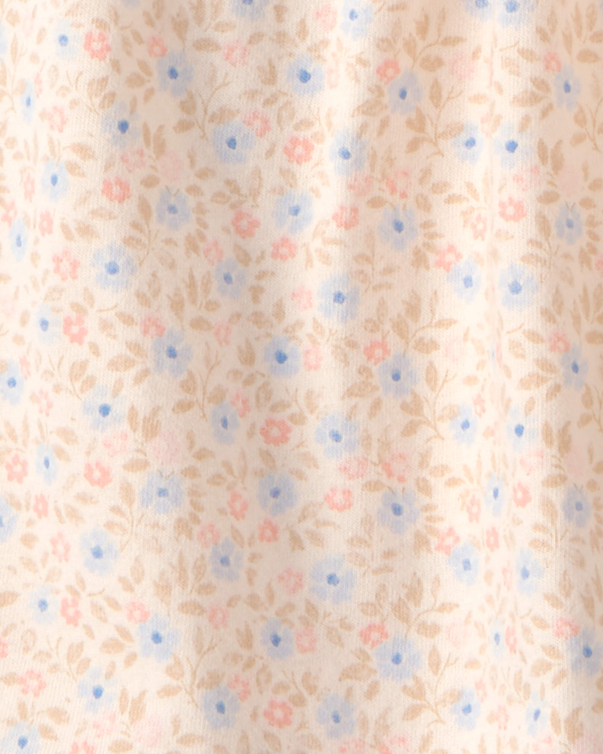 Toddler Girl 2-Piece Floral French Terry Top & Skort Set - Cream