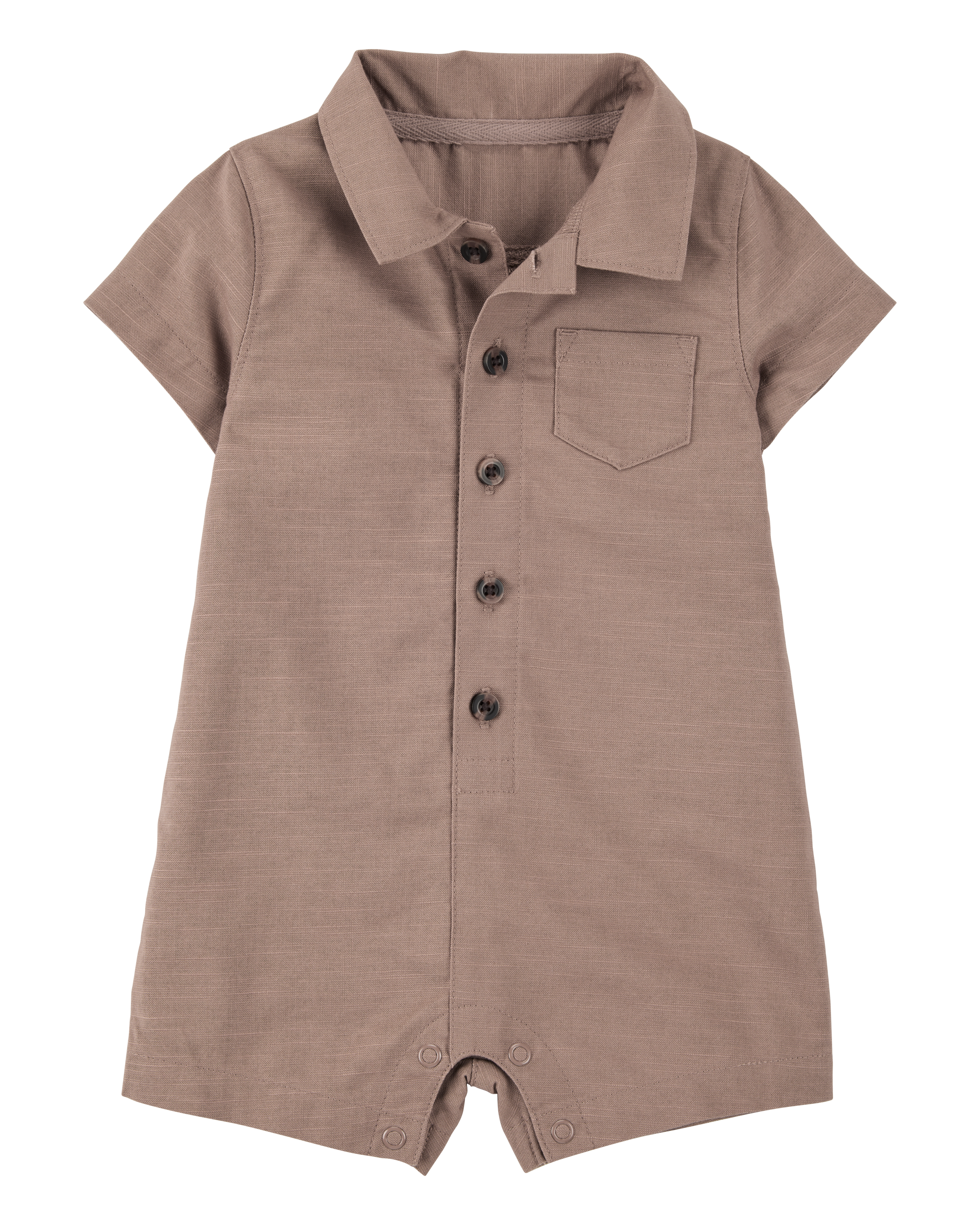 Baby Button-Down Polo Romper