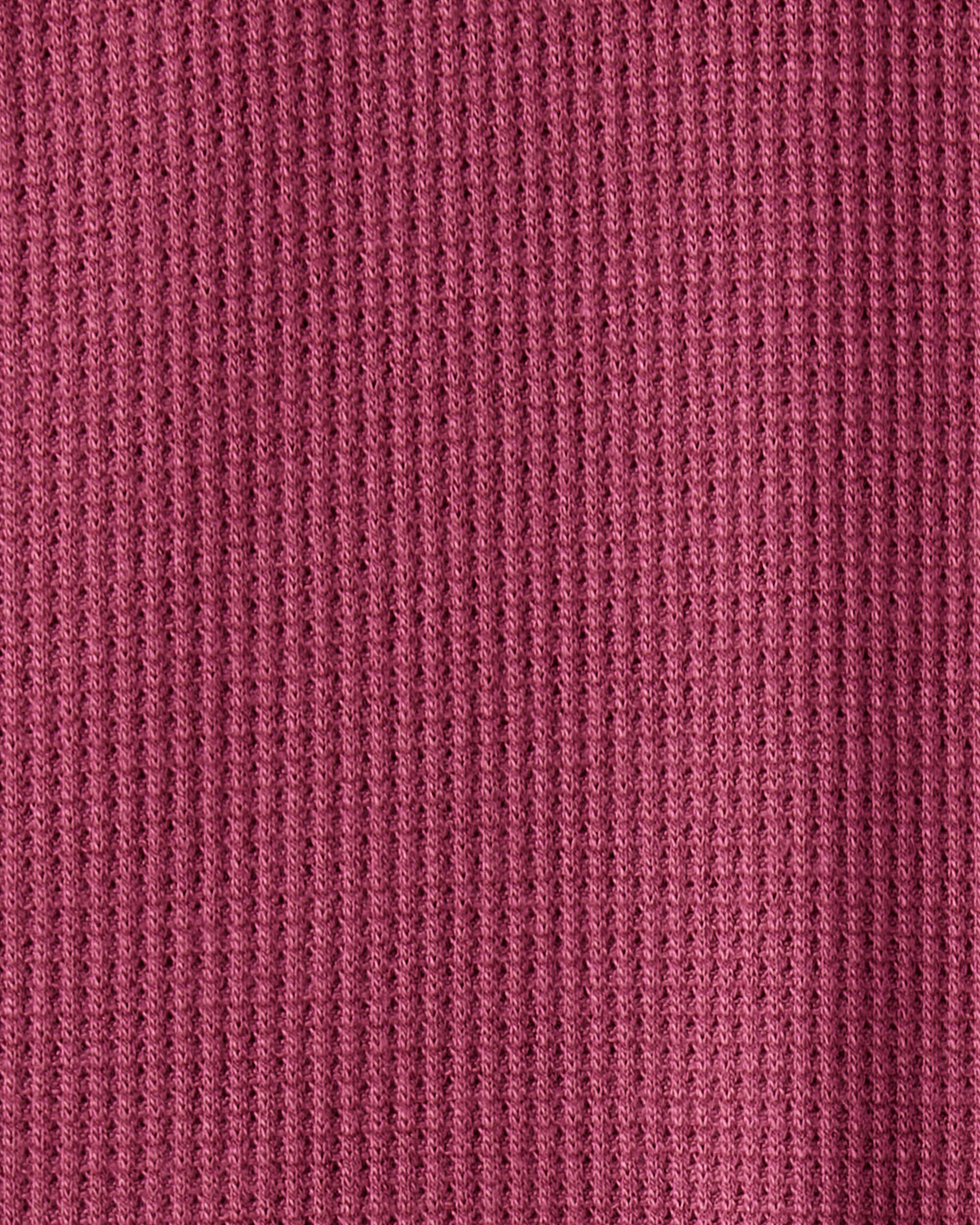 Baby Girl 2-Pack Deer & Floral Print PurelySoft Pull-On Pants - Red/Pink