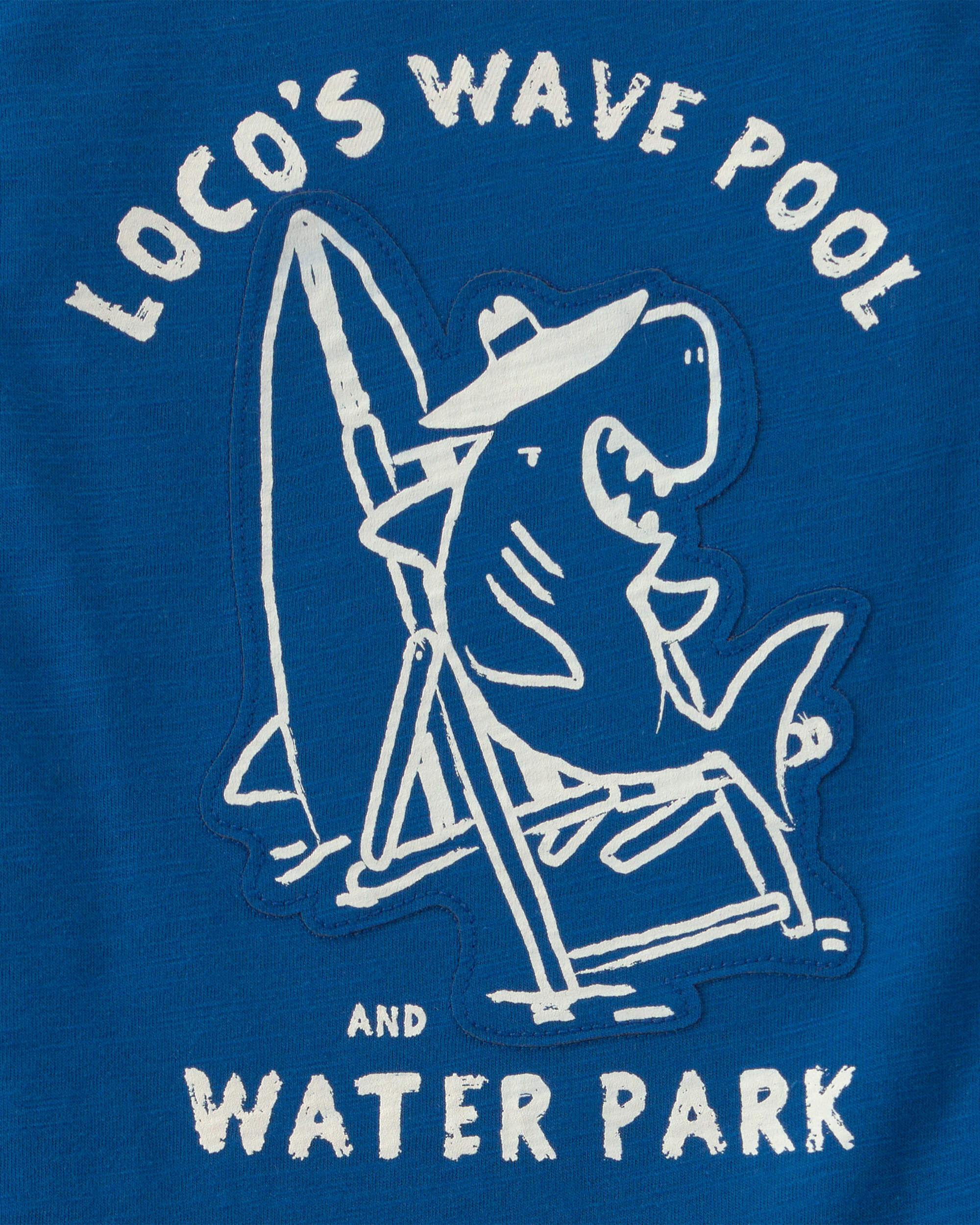 Toddler Boy Shark Tank Top - Navy Blue