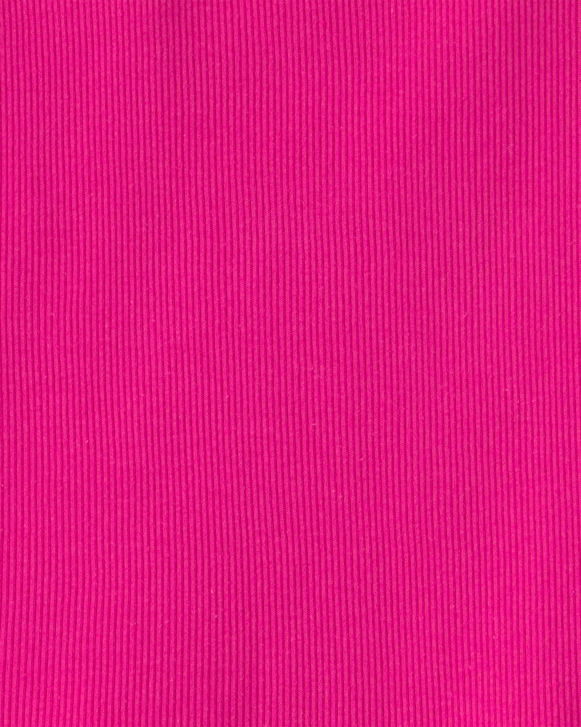 Girls Rib Tank Top - Pink