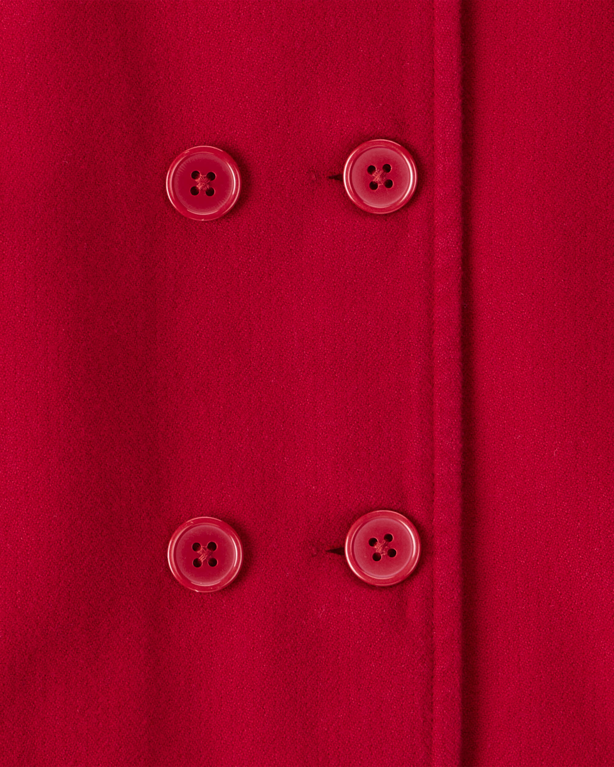 Toddler Girl Long-Sleeve Fashion Peacoat - Red