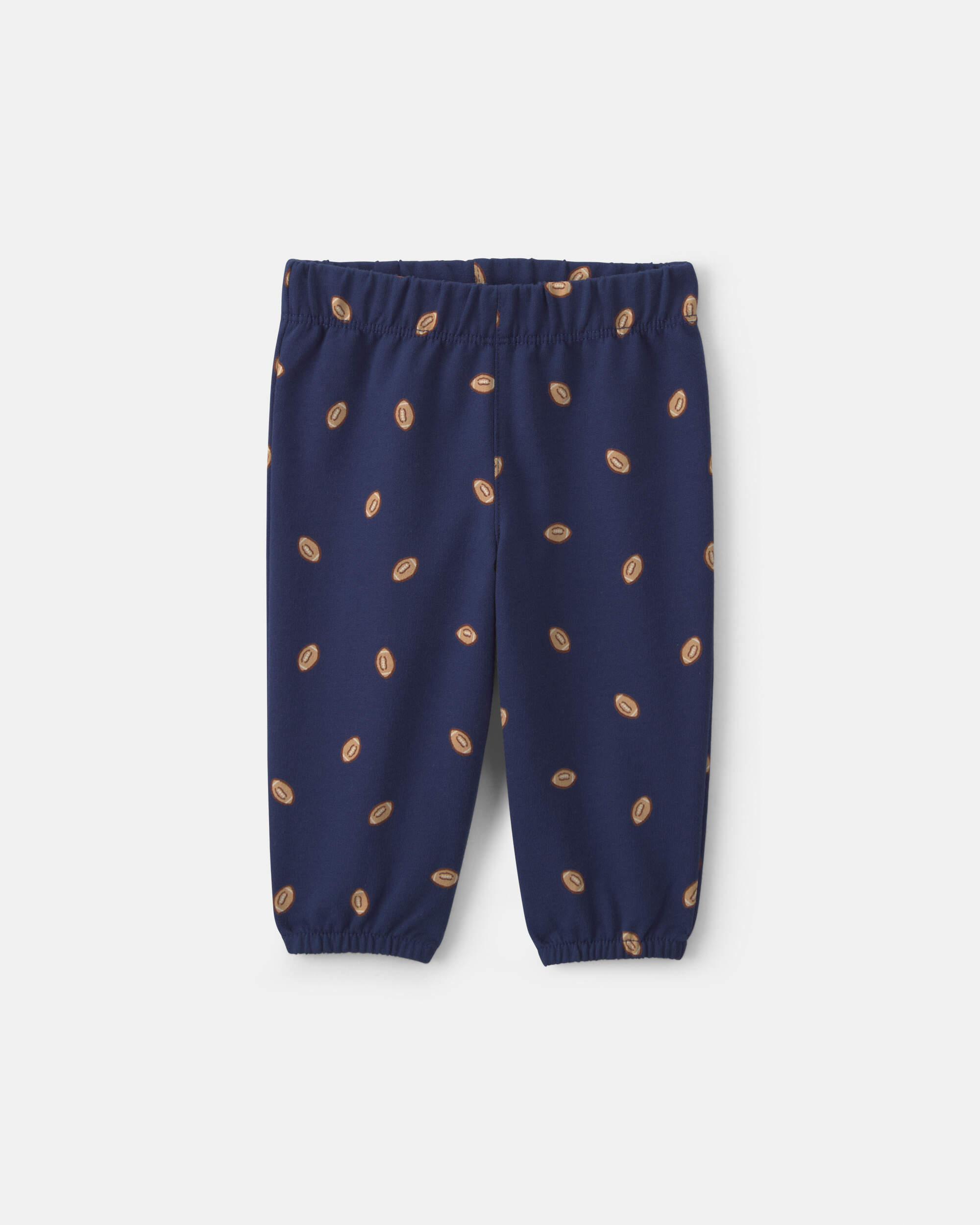 Baby Boy 2-Piece Football French Terry Pullover & Pant Set - Navy Blue