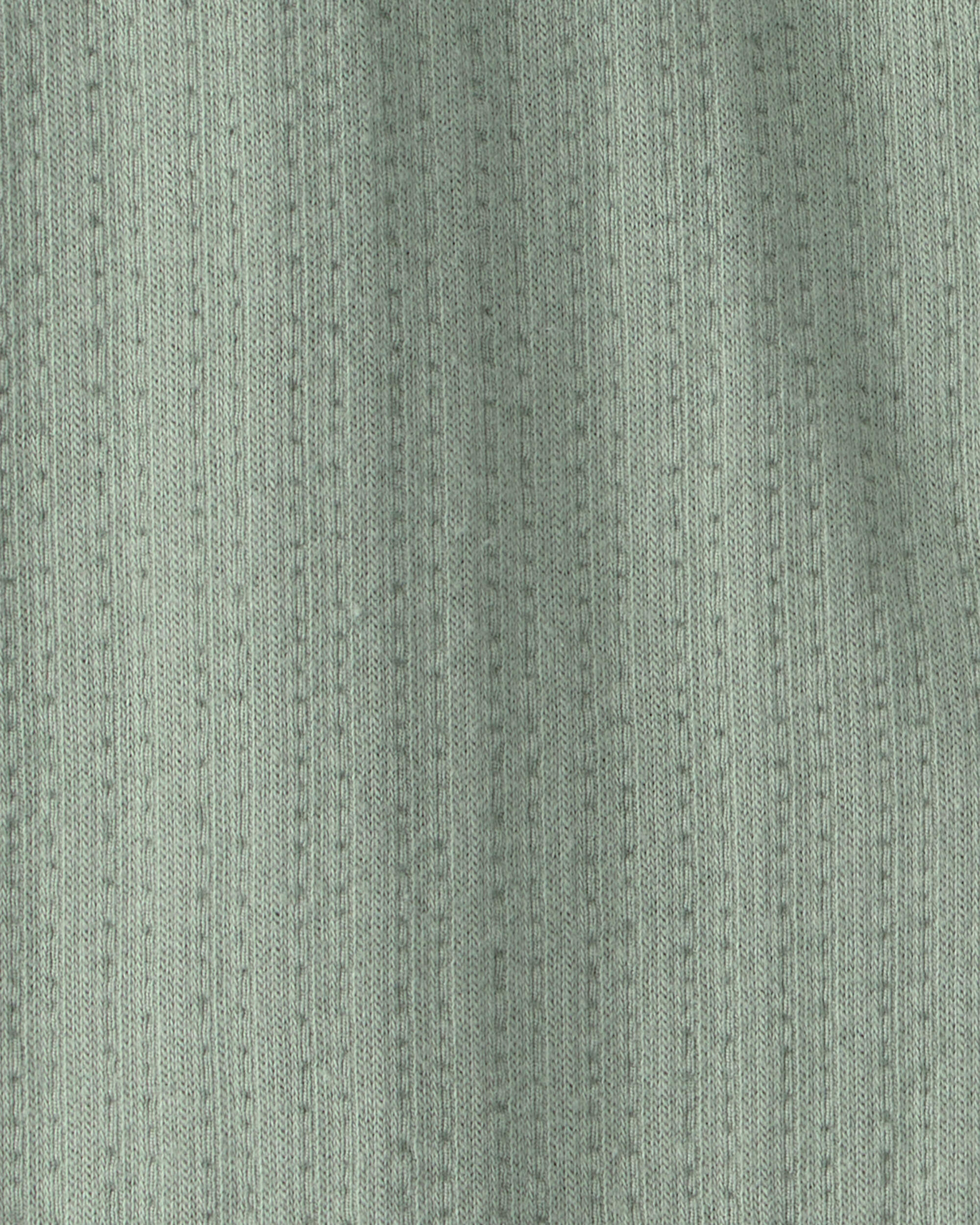 Baby Boy Solid Sleeveless Romper - Green