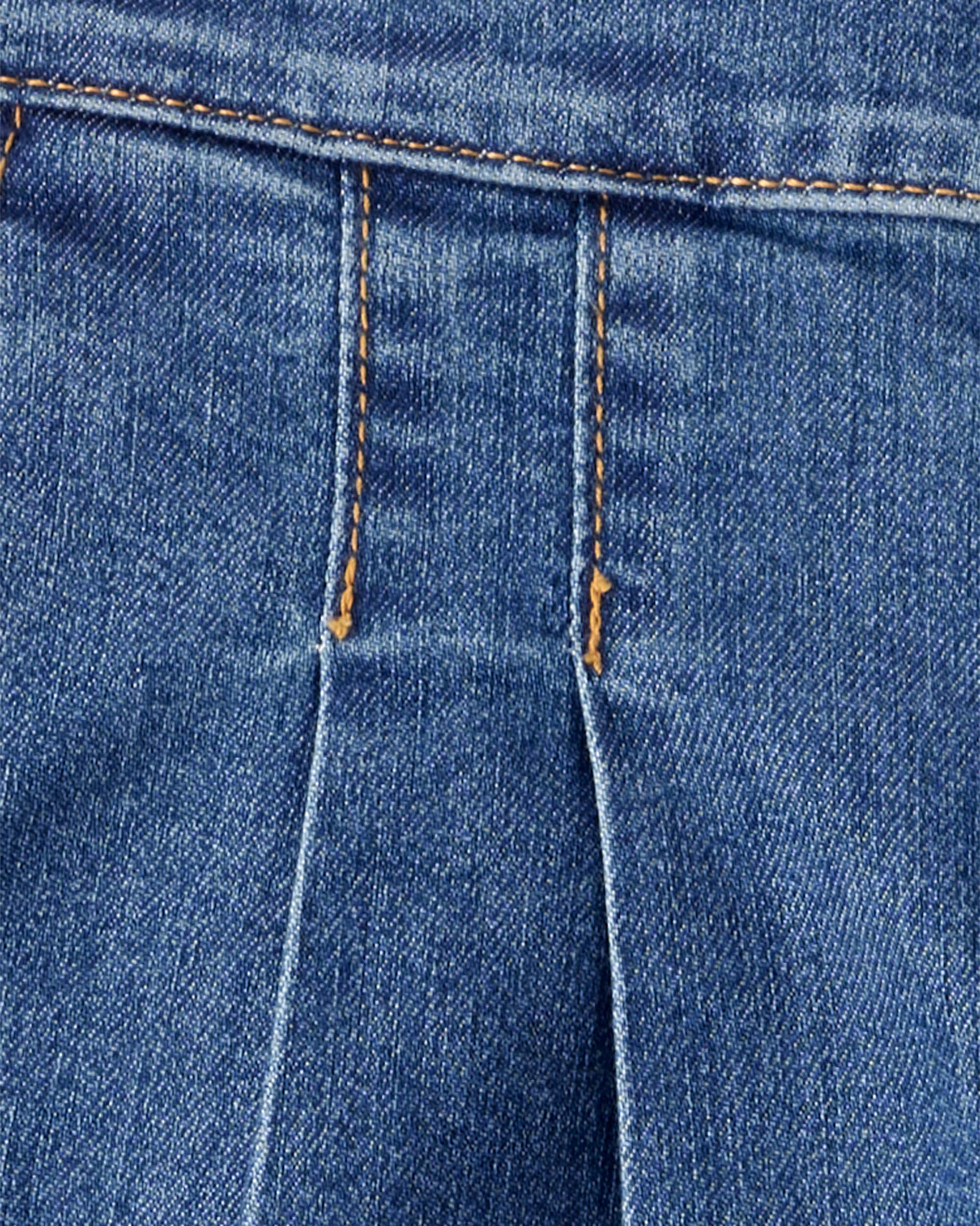 Kid Denim Wide Leg Pants