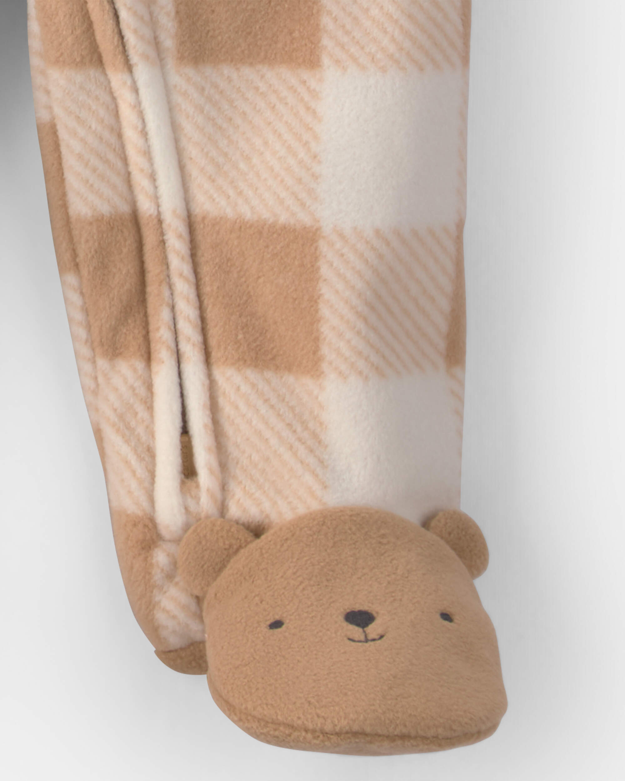Baby Boy 2-Pack Animals Plaid Fleece 2-Way Zip Sleepers