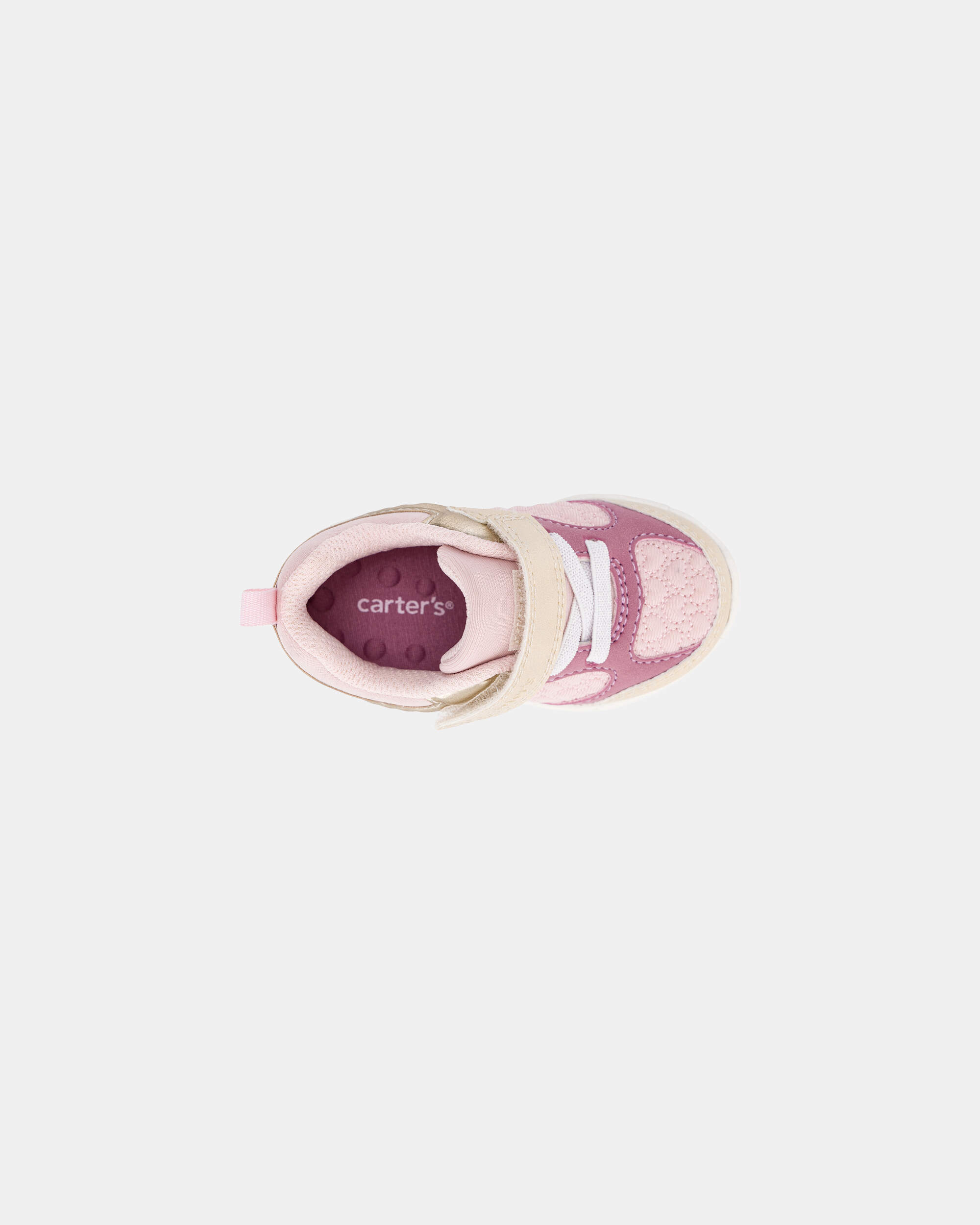Baby Girl Every Step® First Walker Heart Colour Block Sneakers - Pink/Gold