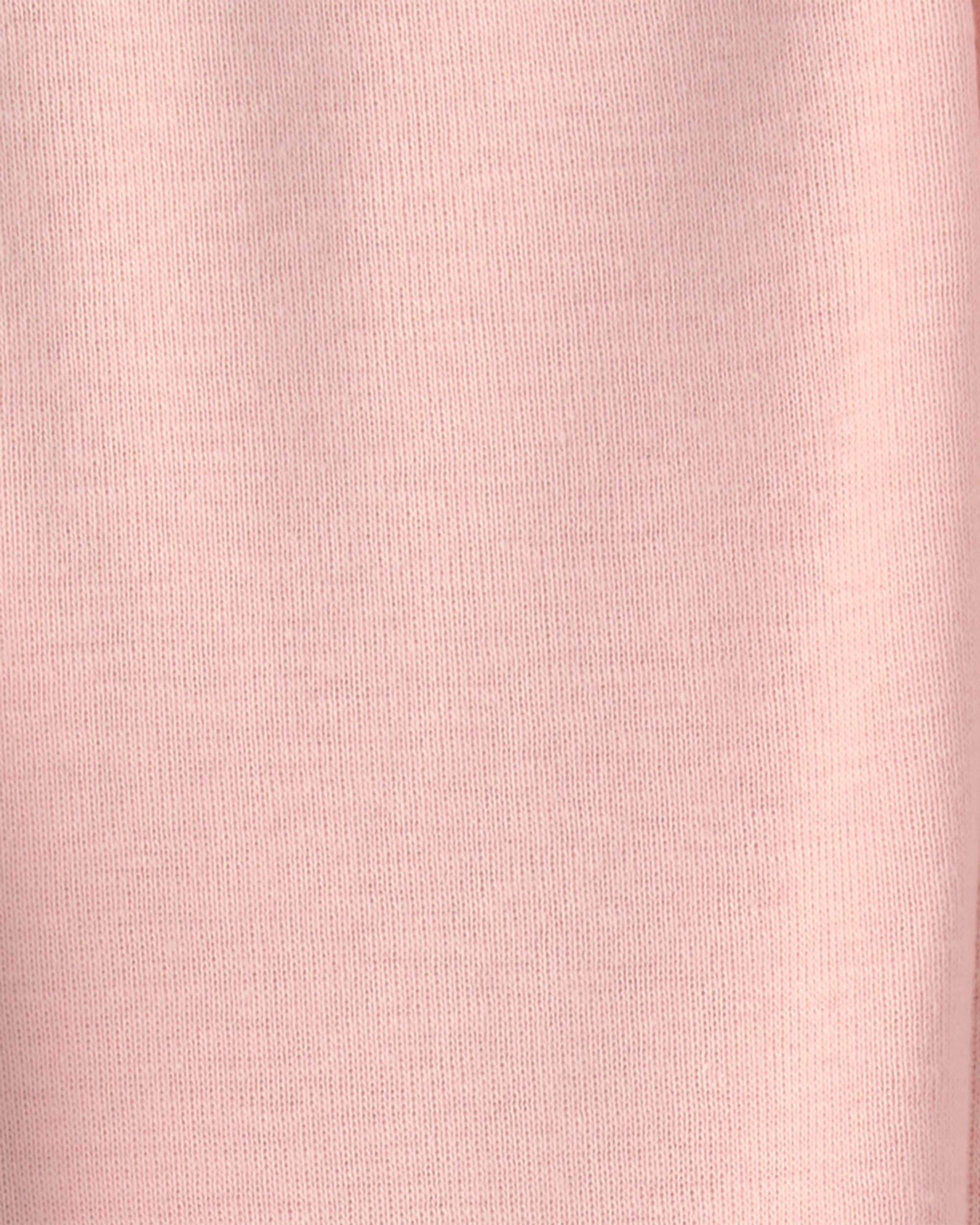 Baby Girl 2-Pack Footed Pull-On Pants - Pink