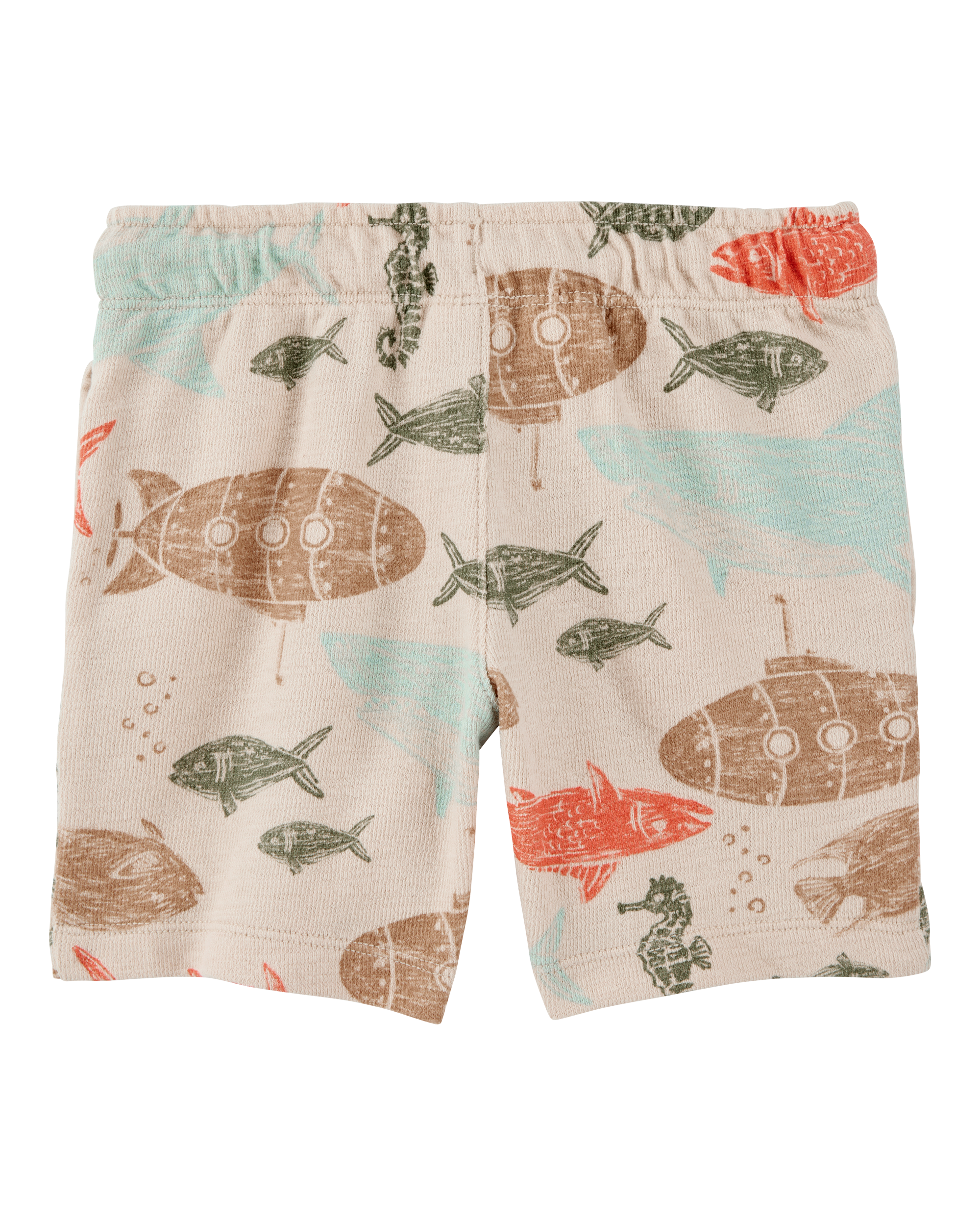 Toddler Sea Print Pull-On Shorts
