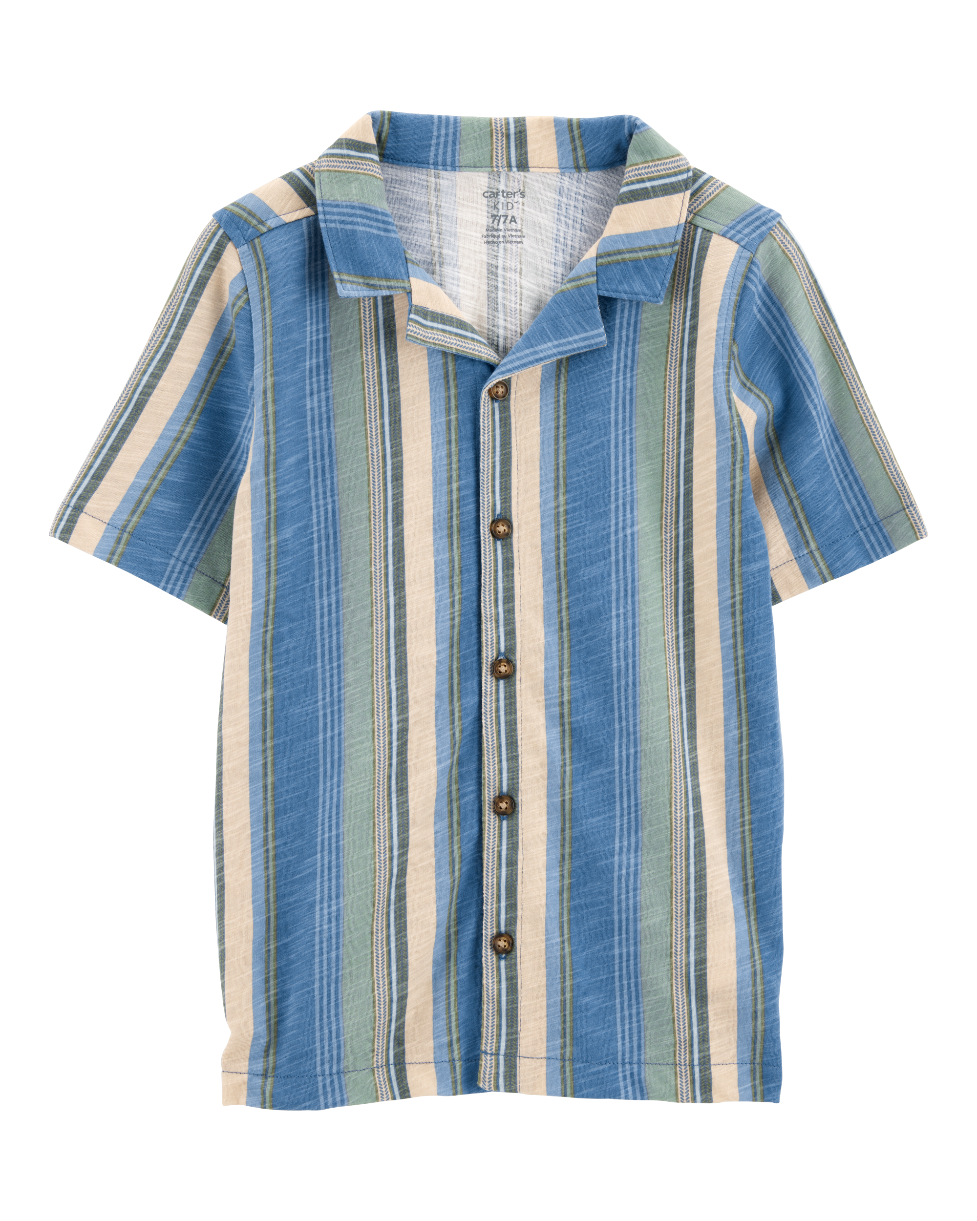 Kid Striped Button-Down Shirt