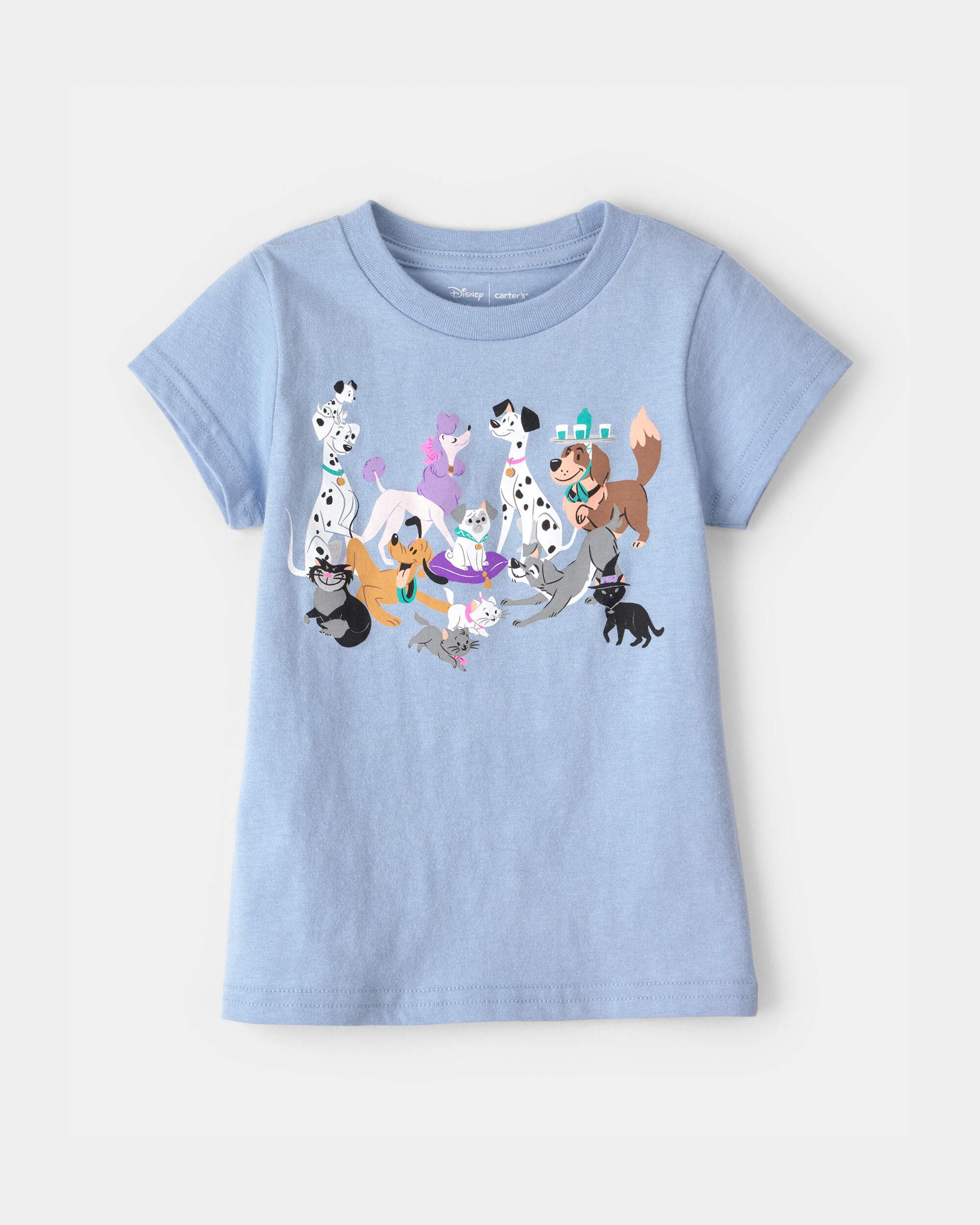 Toddler Girl Disney© Dogs Graphic Tee - Blue