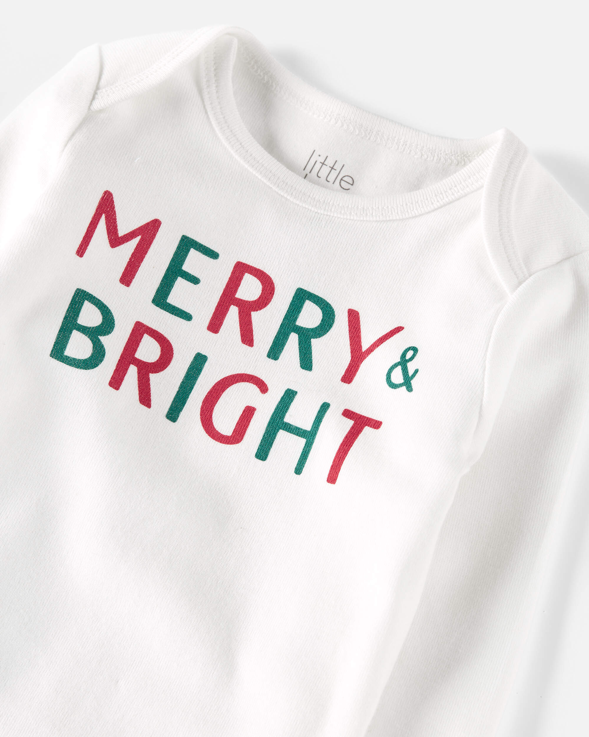 Baby Organic Cotton 2-Piece Merry and Bright Set