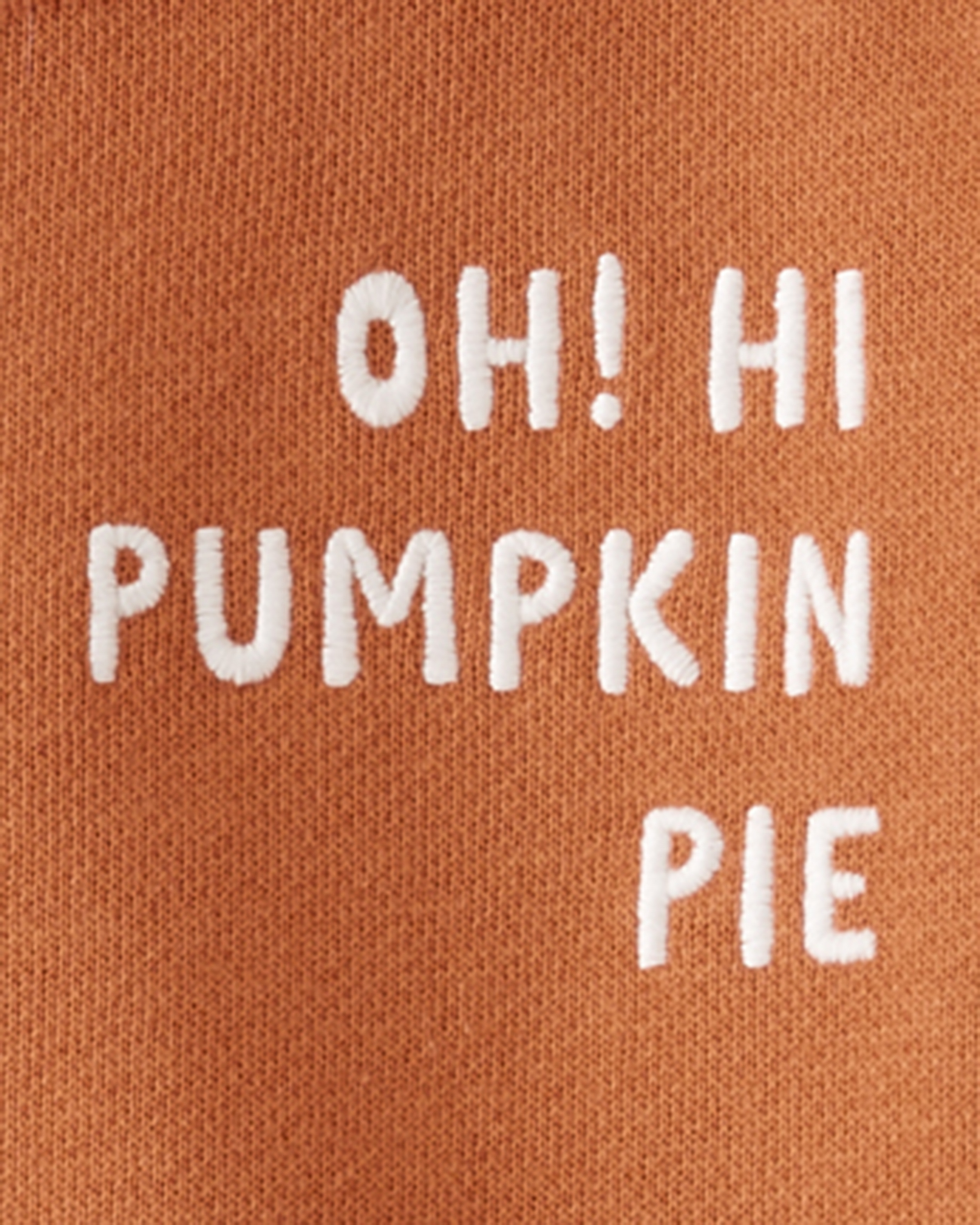 Baby Organic Cotton Pumpkin Pie Bubble Bodysuit